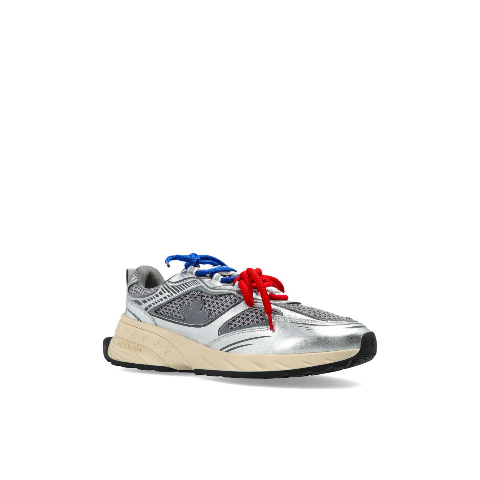 Dsquared2 DSQUARED2 Sprinter Silver Sneakers New & Authentic (Women's Size US 8 / IT 38 - 2 Thumbnail