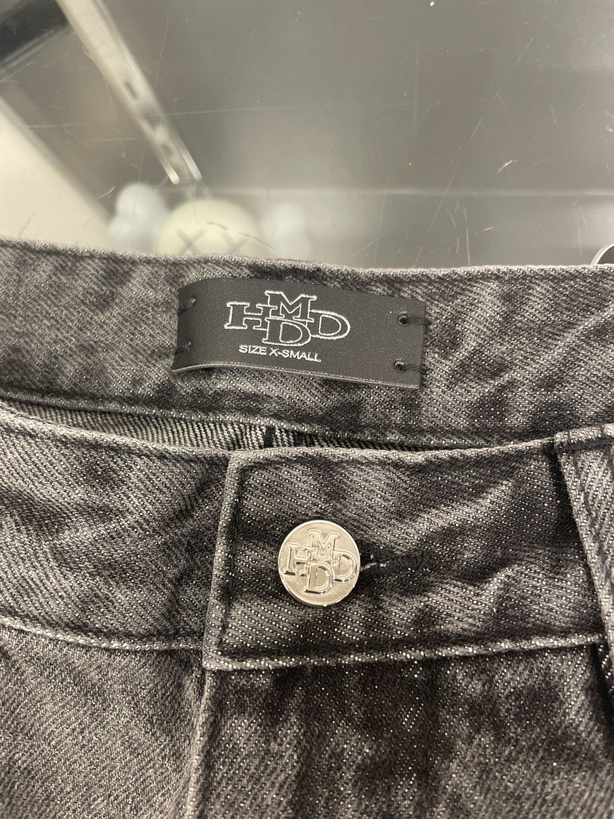 HMDD HMDD Patch Jeans Black/Gray X-Small Size US 28 / EU 44 - 4 Thumbnail
