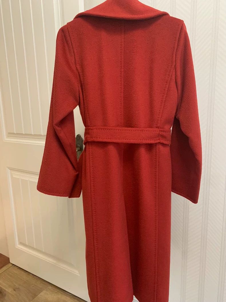 Max Mara Max Mara Manuela coat, water ripple brightens classic red Size S / US 4 / IT 40 - 3 Thumbnail