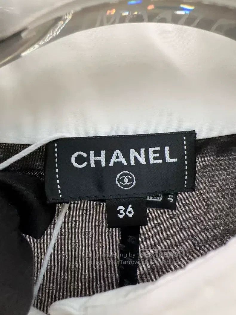 Chanel Chanel Logo shirt full of dots Size XS / US 0-2 / IT 36-38 - 3 Thumbnail