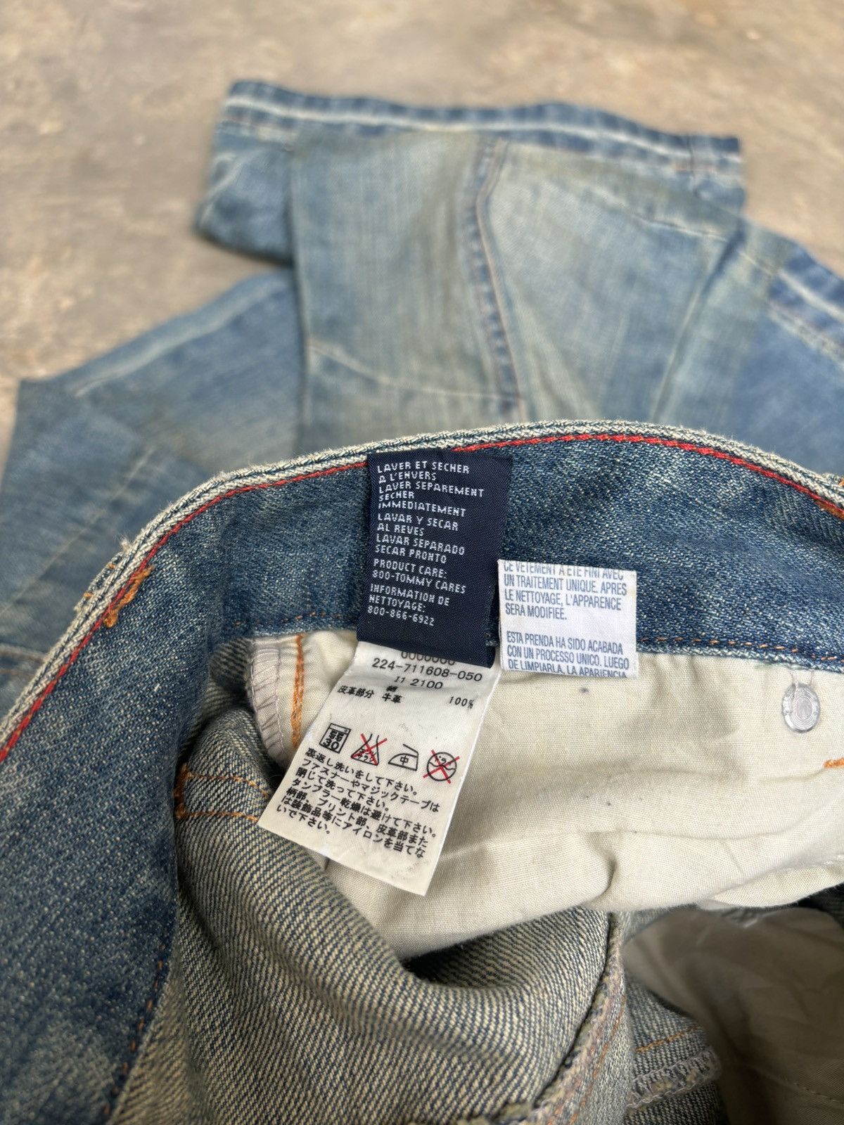 Hysteric Glamour × Japanese Brand × Tommy Hilfiger Boocut Tommy Jeans Unisex Ifsixwaenine Lgb Style Size US 31 - 10 Thumbnail