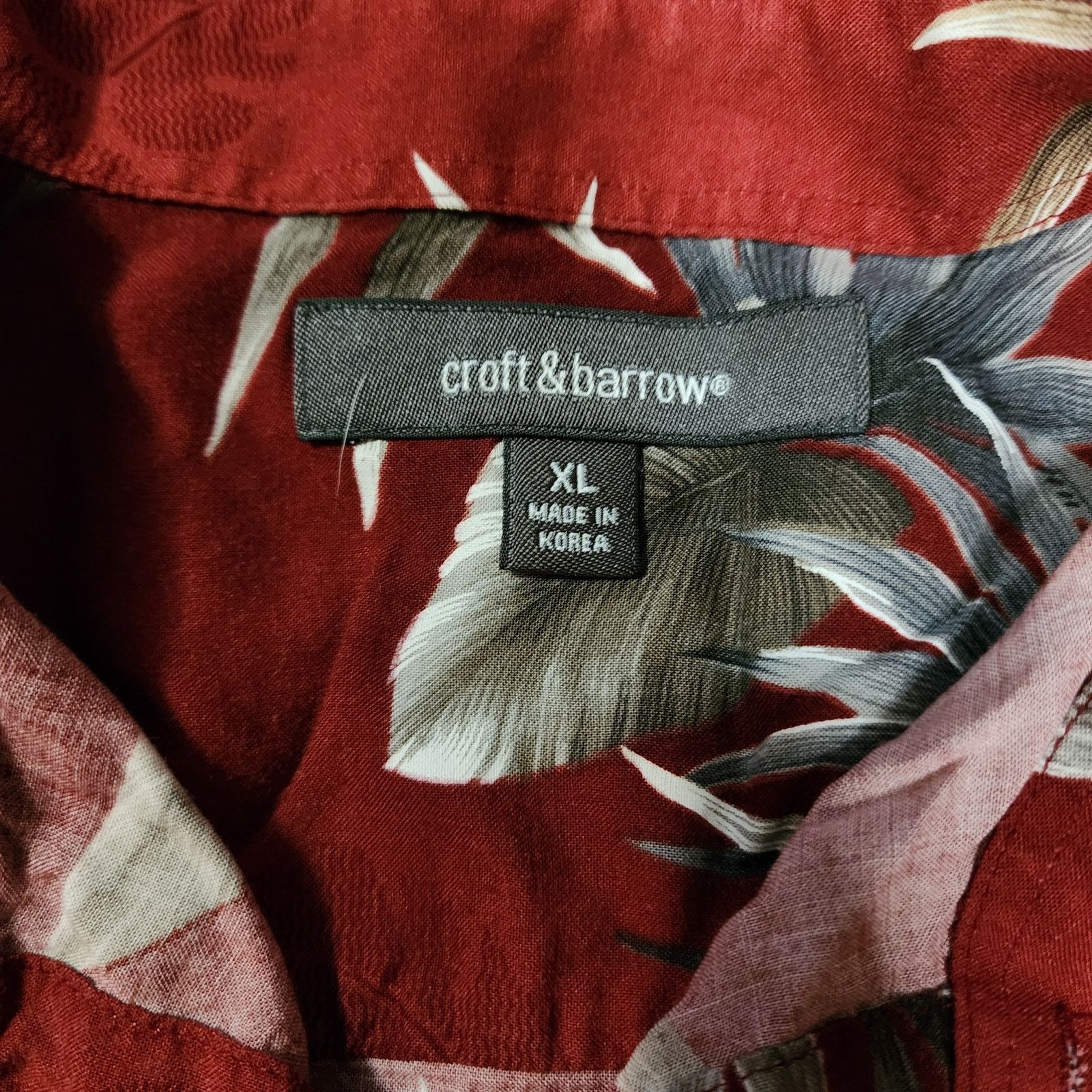 Croft & Barrow Croft & Barrow short sleeve Hawaiian print shirt men XL 2235 Size US XL / EU 56 / 4 - 4 Thumbnail