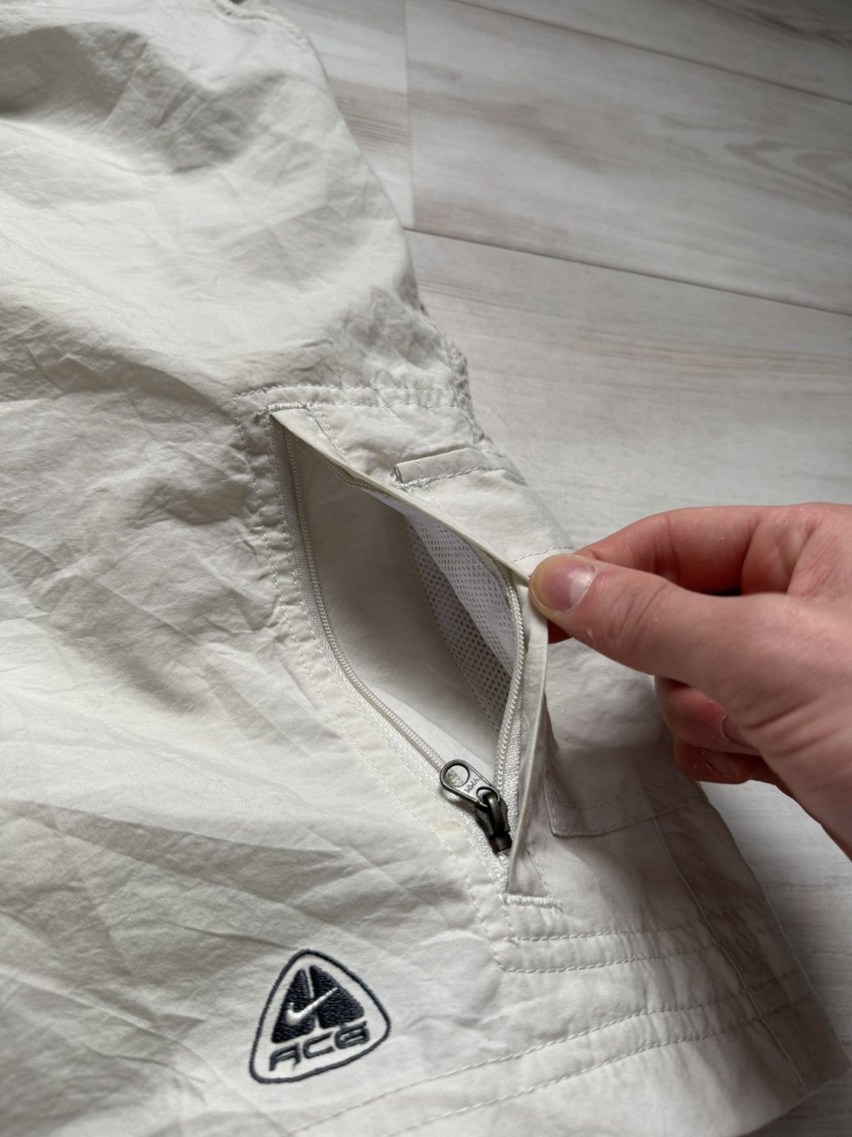 Nike Nike ACG Cargo white shorts with belt Gorpcore Outdoor style Size US 34 / EU 50 - 16 Thumbnail