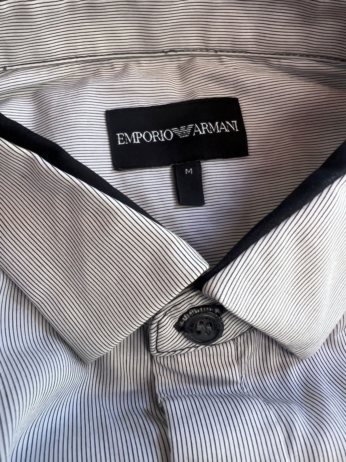 Emporio Armani Emporio Armani Striped Shirt – Size M Size US M / EU 48-50 / 2 - 6 Thumbnail