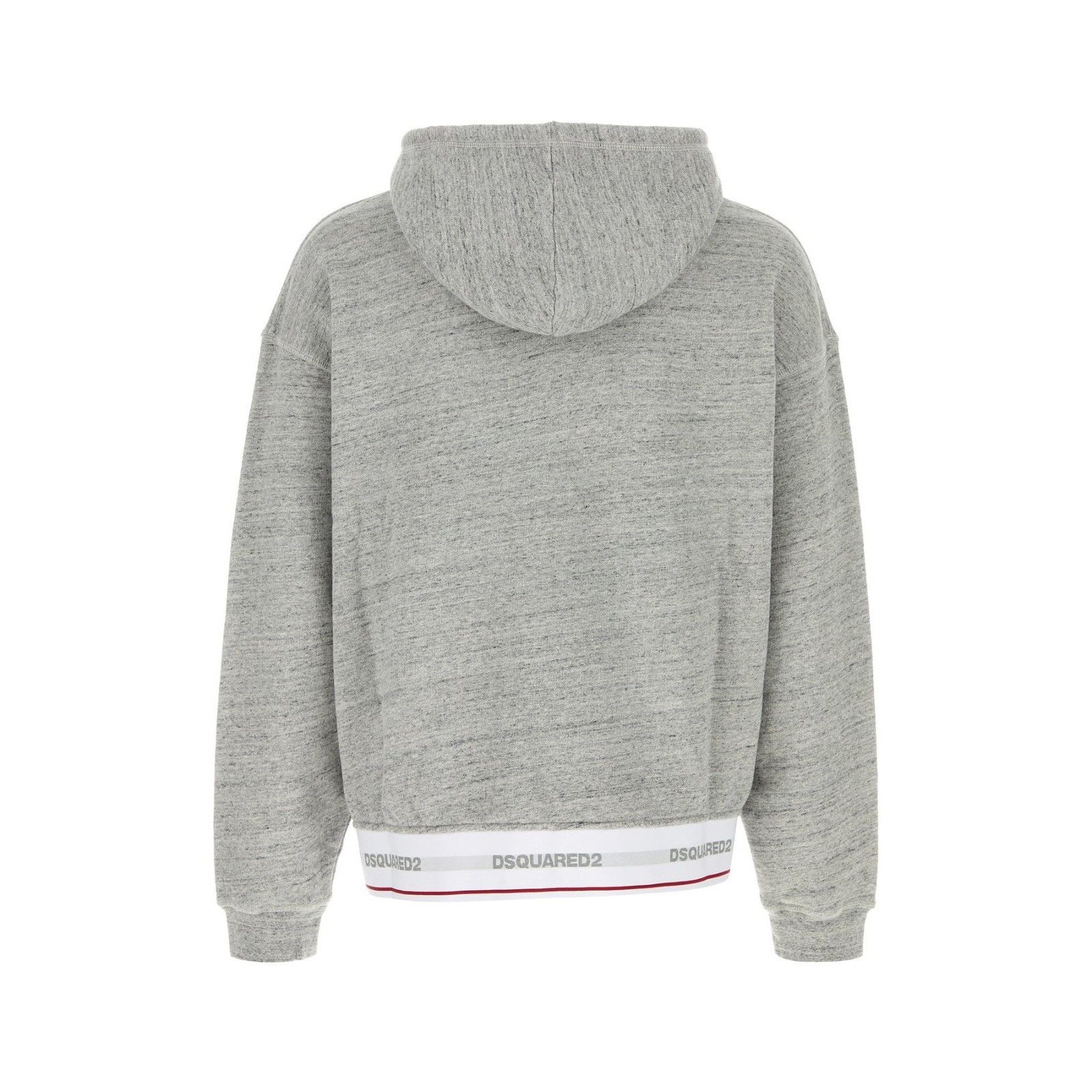 Dsquared2 DSQUARED2 Melange Grey Cotton Oversize Sweatshirt New & Auth Size US XL / EU 56 / 4 - 2 Thumbnail