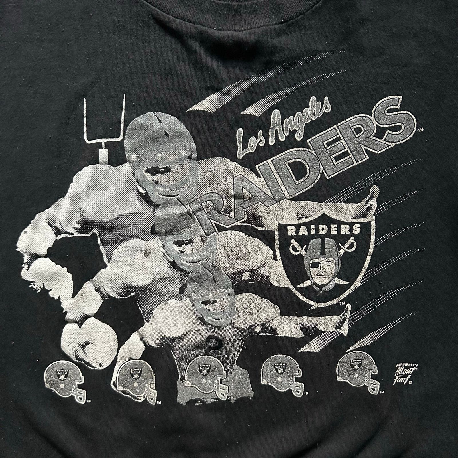 Tultex Vintage 90s Tultex Los Angeles Raiders football Sweatshirt Size US L / EU 52-54 / 3 - 1 Thumbnail