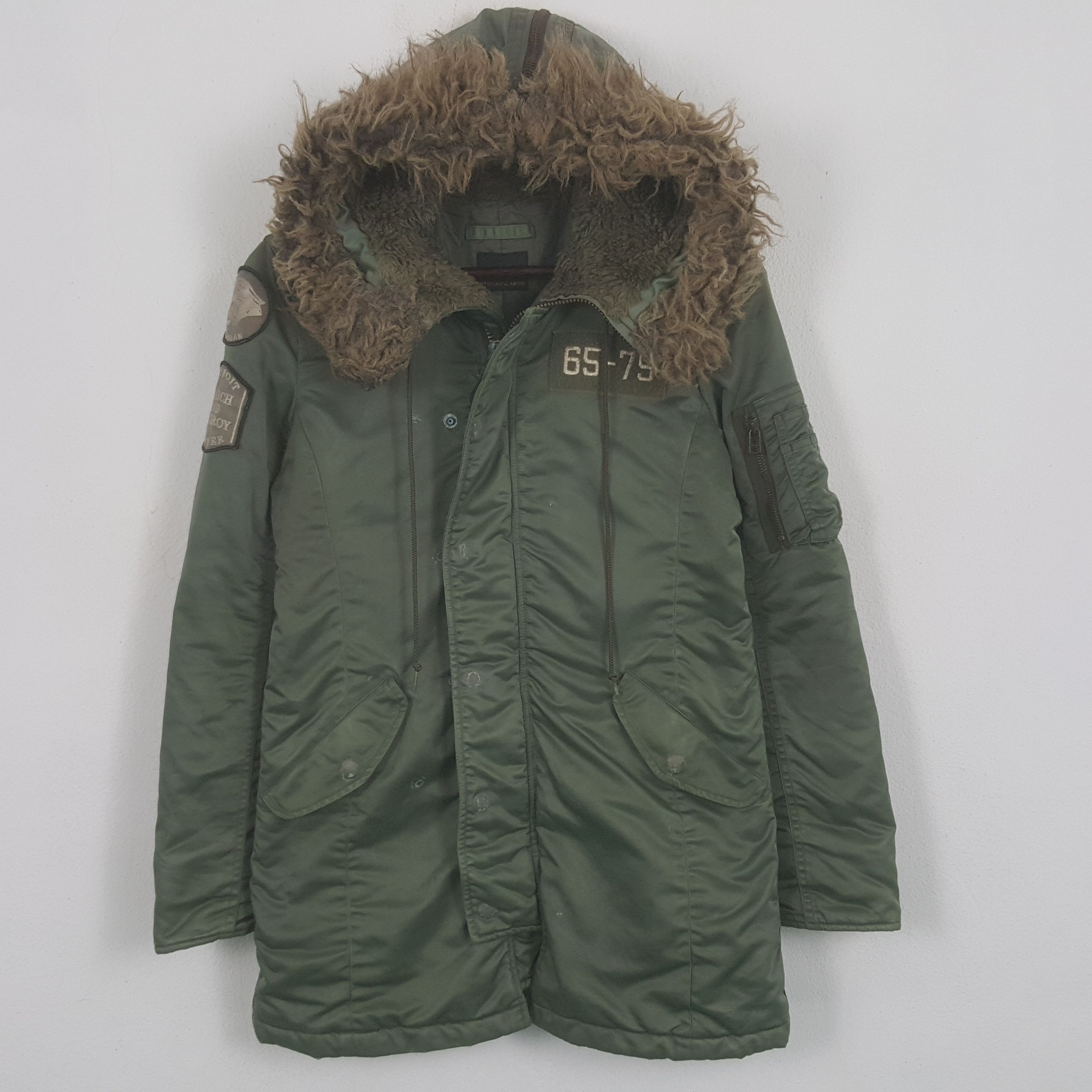 Hysteric Glamour × Vintage Hysteric Glamour Custom Big Logo Military Jacket Hoodies Size US S / EU 44-46 / 1 - 3 Thumbnail