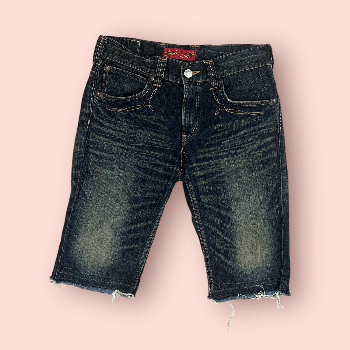 Edwin × If Six Was Nine × Tornado Mart RARE VINTAGE EDWIN XV DENIM SHORTS (W30'-31') Size US 31 - 21 Thumbnail