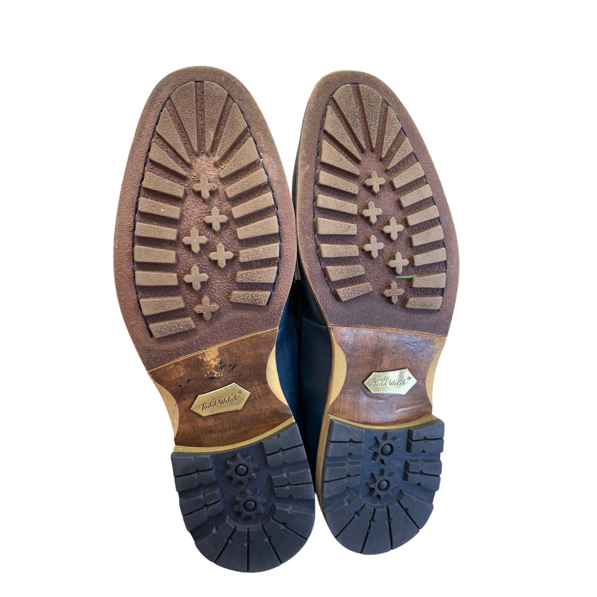 Other Todd Welsch Mens Blue Slip-On Faux Leather Loafers Size 12D Size US 12 / EU 45 - 11 Thumbnail