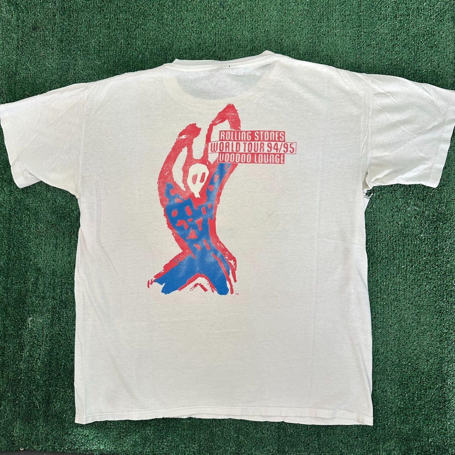 Brockum Vintage Rolling Stones Voodoo Lounge T-Shirt 1994 Band Tee Size US L / EU 52-54 / 3 - 6 Thumbnail