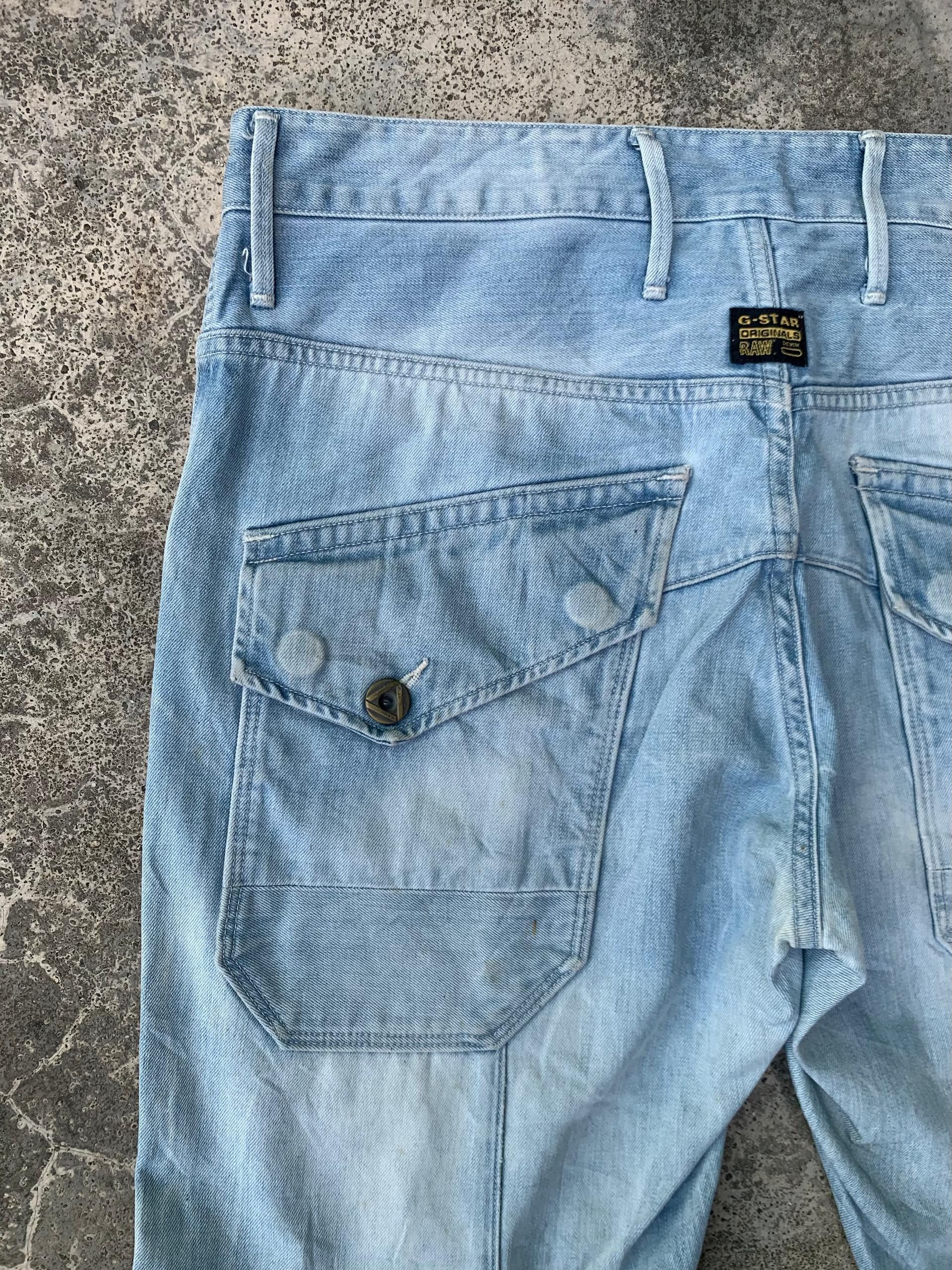 G-Star × If Six Was Nine × Le Grande Bleu (L.G.B.) Vintage G Star Raw Denim Multi Pocket Jeans Size US 30 / EU 46 - 6 Thumbnail