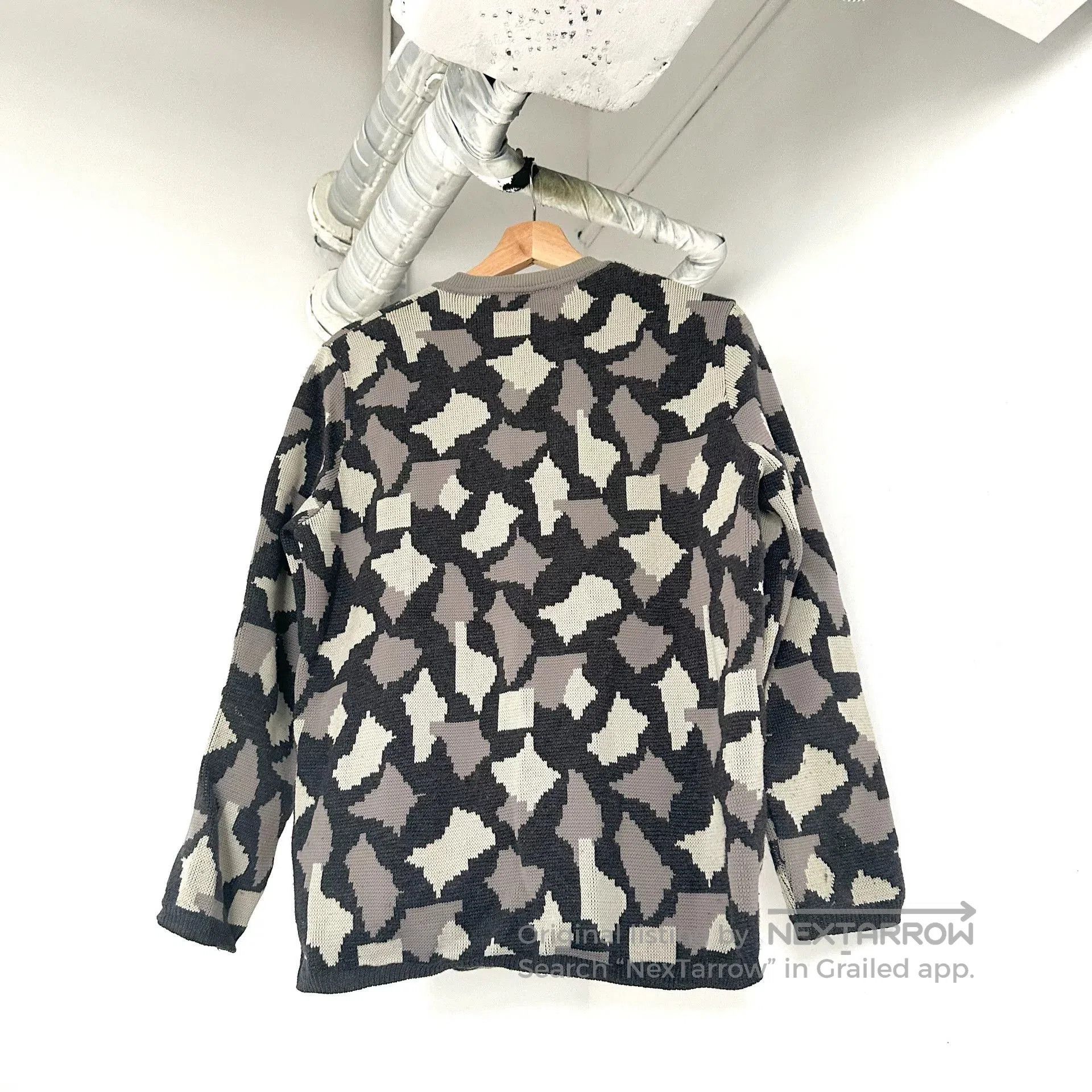 Marni Marni Houndstooth Camouflage Knit Cardigan. Size M / US 6-8 / IT 42-44 - 2 Thumbnail