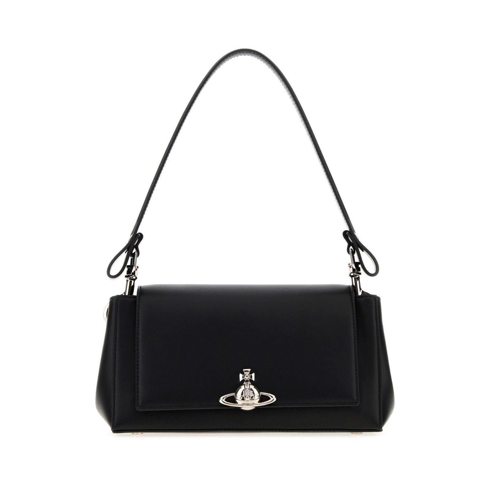 Vivienne Westwood VIVIENNE WESTWOOD Medium Hazel Black Shoulder Bag New Size ONE SIZE - 1 Thumbnail