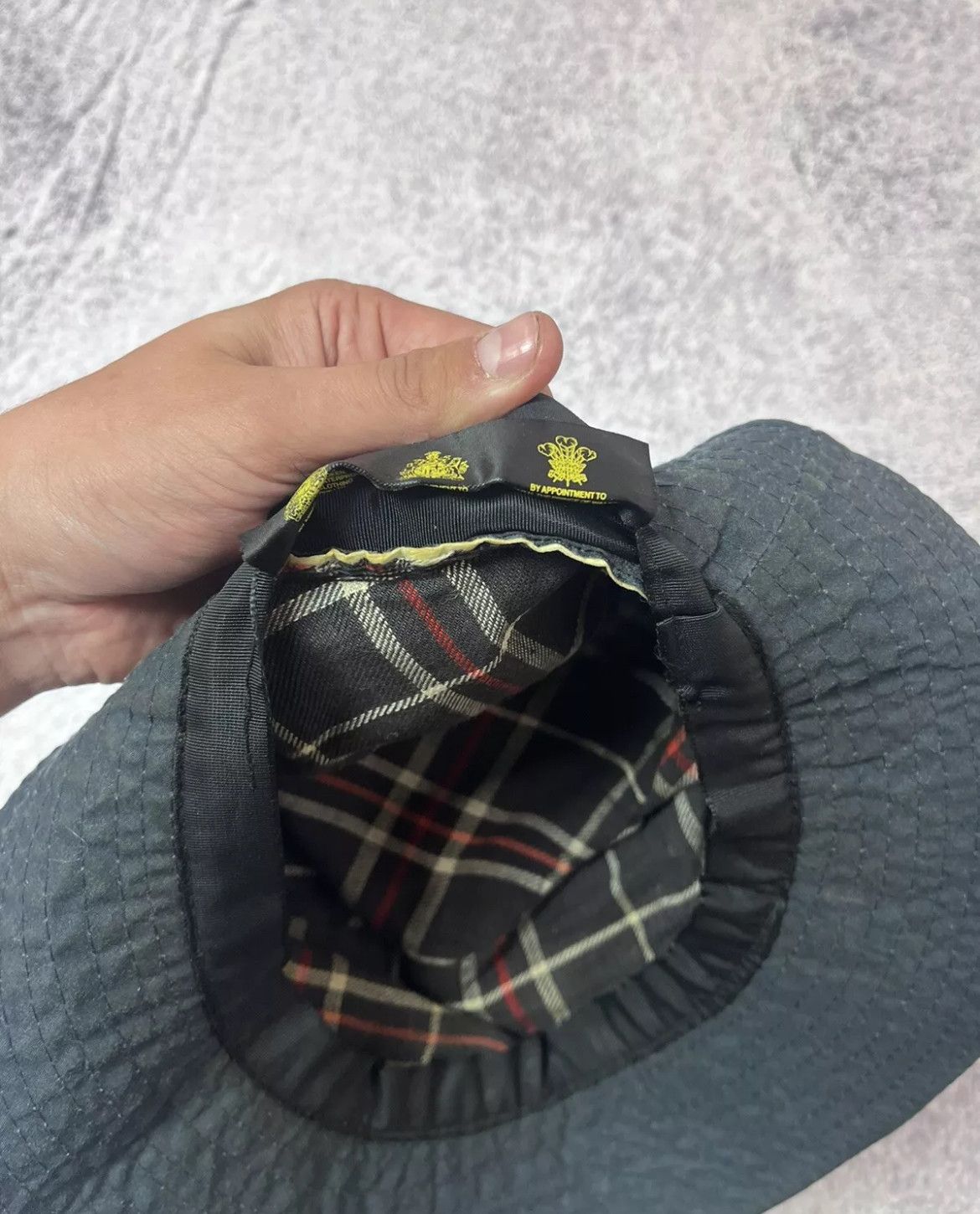 Barbour × Vintage Vintage Panama Barbour Wax rare ykk hat made in Britain 🇬🇧 Size ONE SIZE - 4 Thumbnail