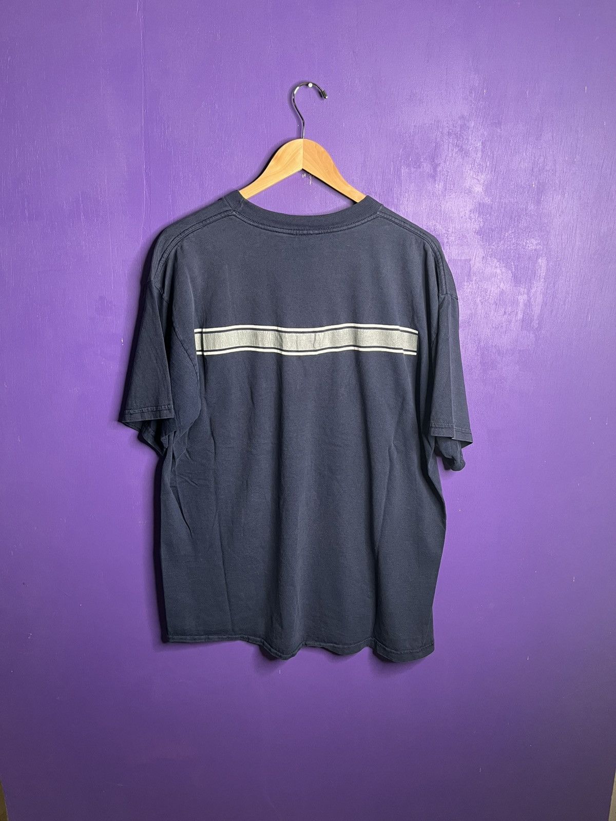 Band Tees × Vintage Vintage 1996 Korn stripe logo faded t-shirt Size US XL / EU 56 / 4 - 2 Thumbnail