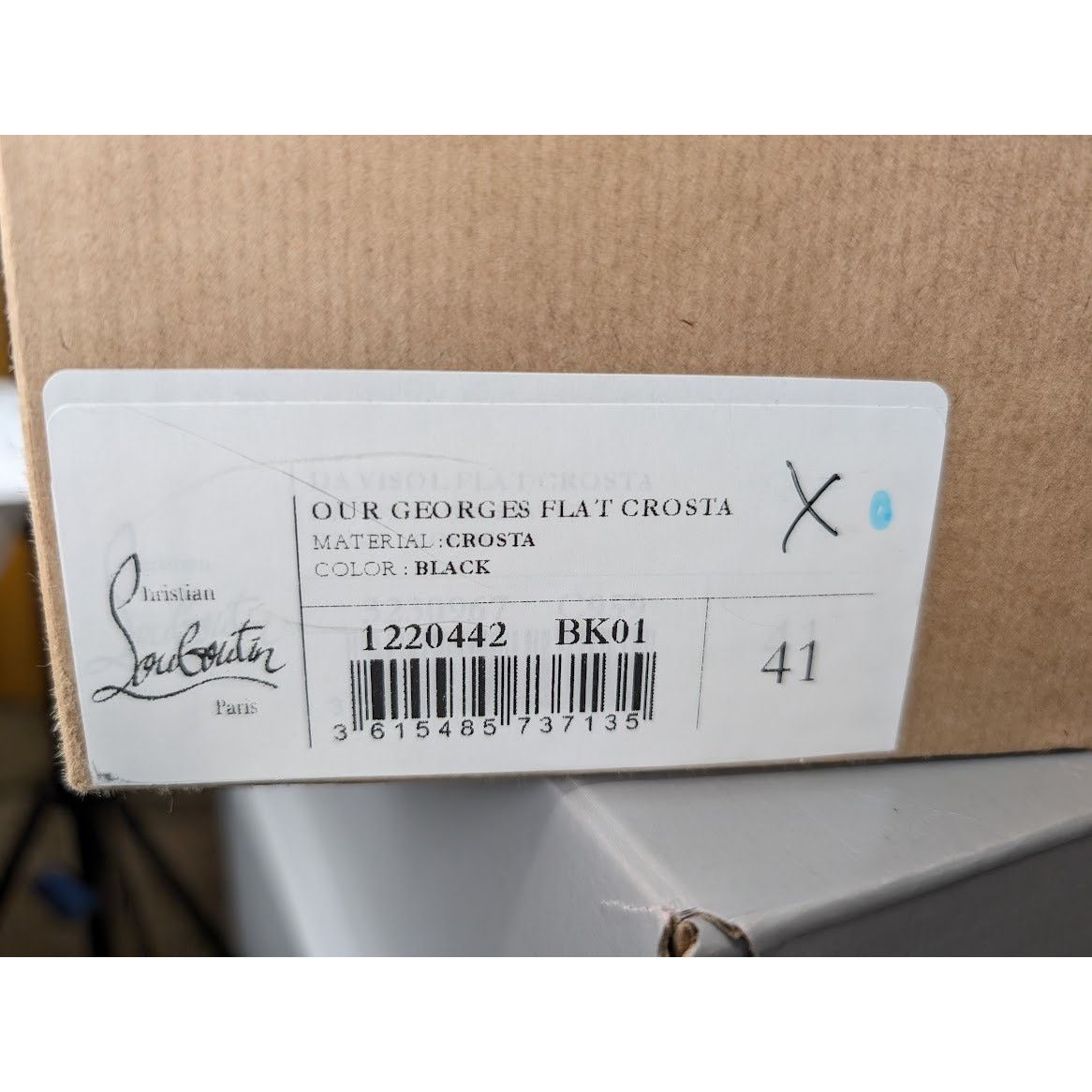 Christian Louboutin o1rshd1 Our Georges Flat Shoes in Black Size US 8 / EU 41 - 21 Thumbnail