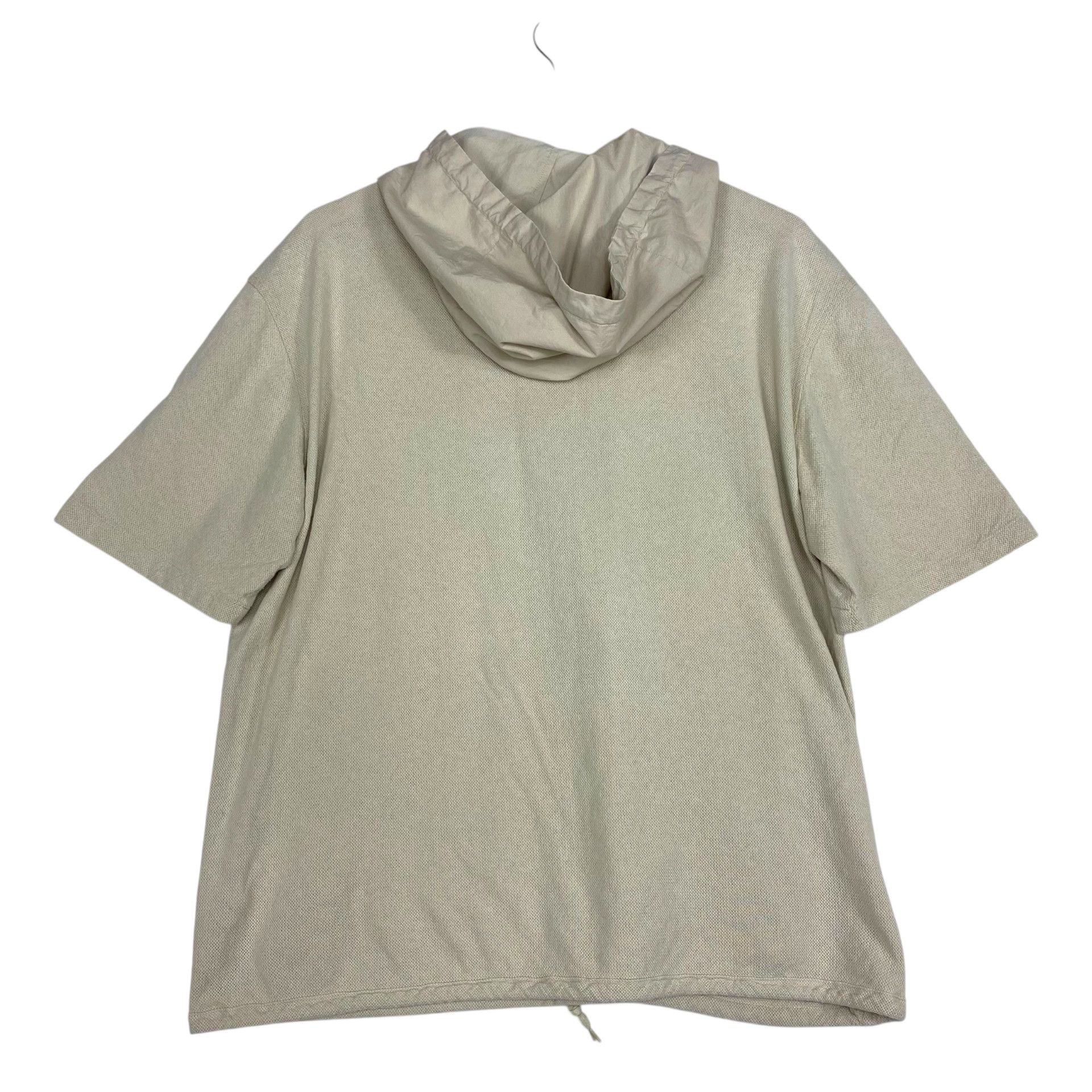 Krizia Uomo 💥 KRIZIA WORLD SOFT BIEGE NETTING HOODED Size US L / EU 52-54 / 3 - 6 Thumbnail