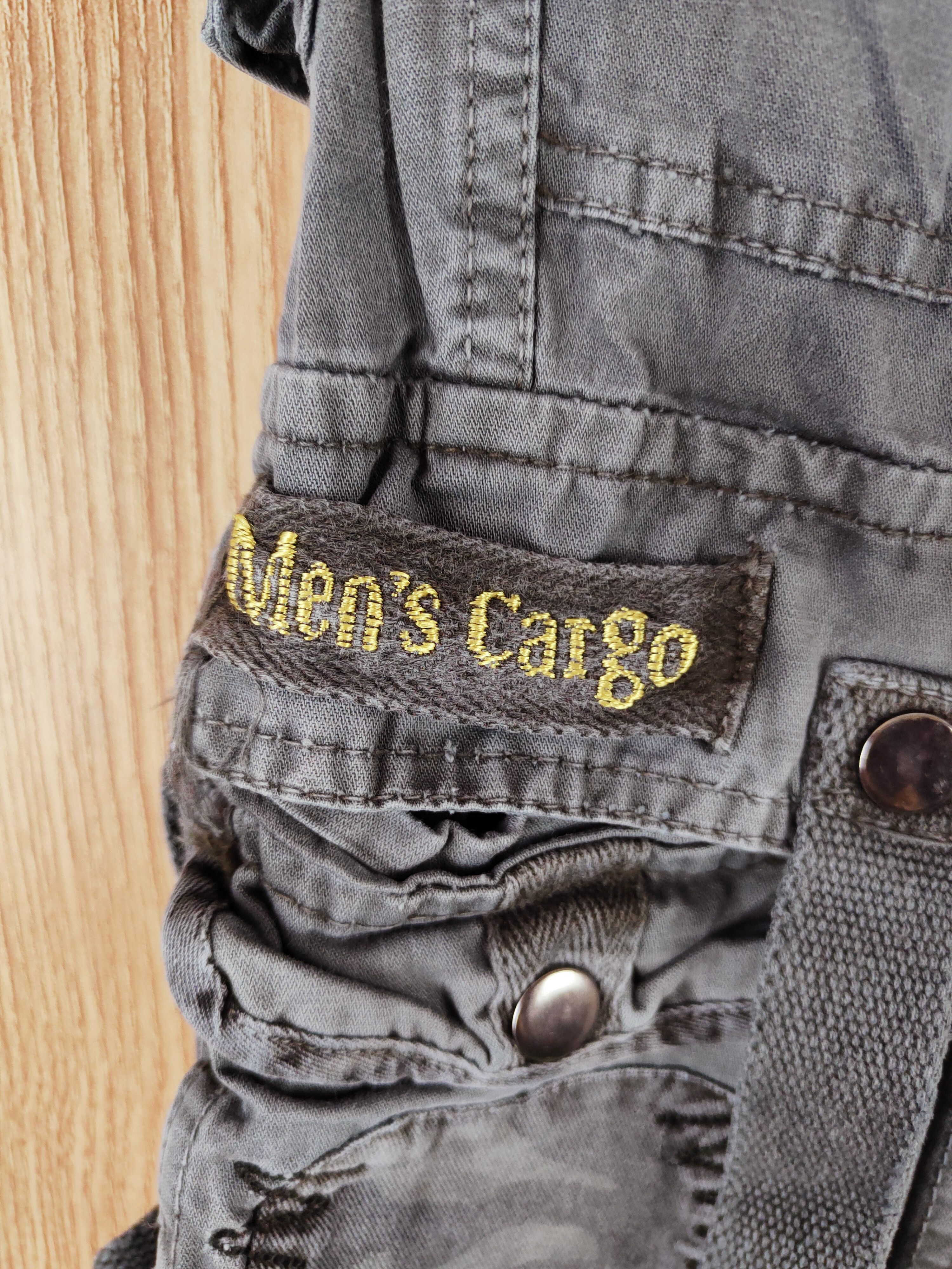 Japanese Brand Blue Keys Dark Gray Multipocket Tactical Cargo Pants #W515 Size US 32 / EU 48 - 3 Thumbnail
