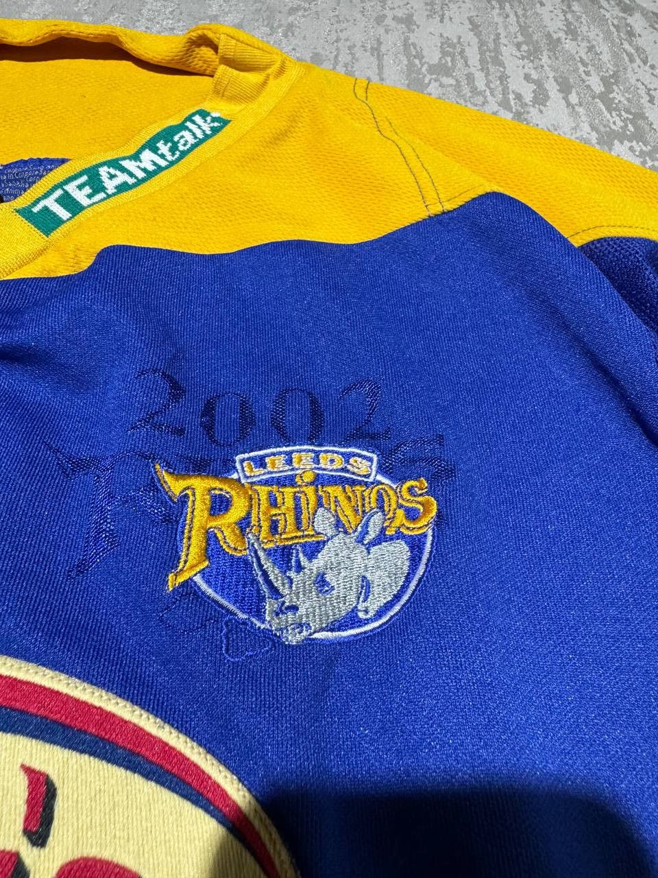 Asics LEEDS RHINOS ENGLAND 2002 LIMITED EDITION JERSEY ASICS XL Size US XXL / EU 58 / 5 - 3 Thumbnail