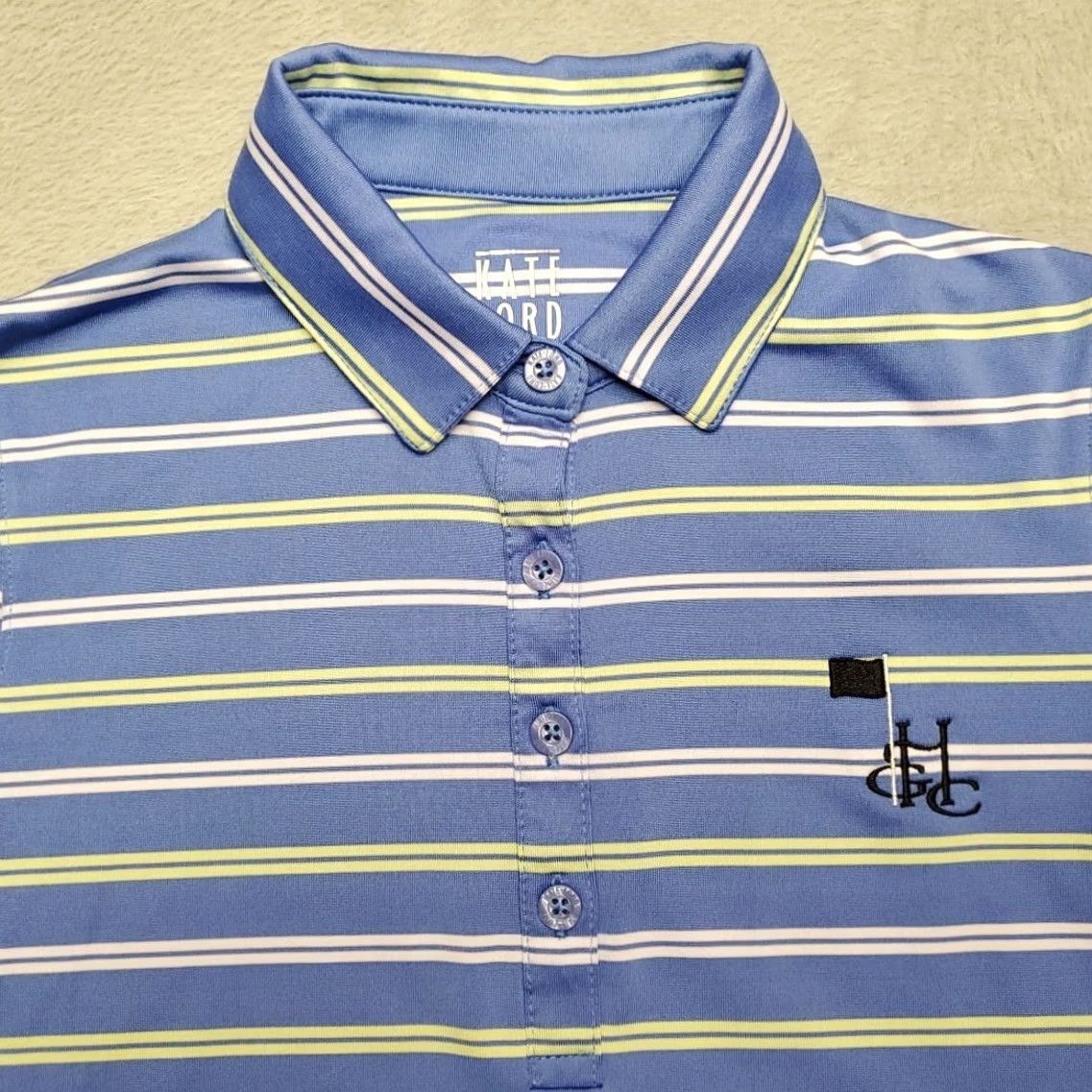 Vintage Kate Lord Polo Shirt Womens Small Blue 4 Way Performance Stretch Wicking Golf Shirt Polo S Blue Womens Size S / US 4 / IT 40 - 3 Thumbnail