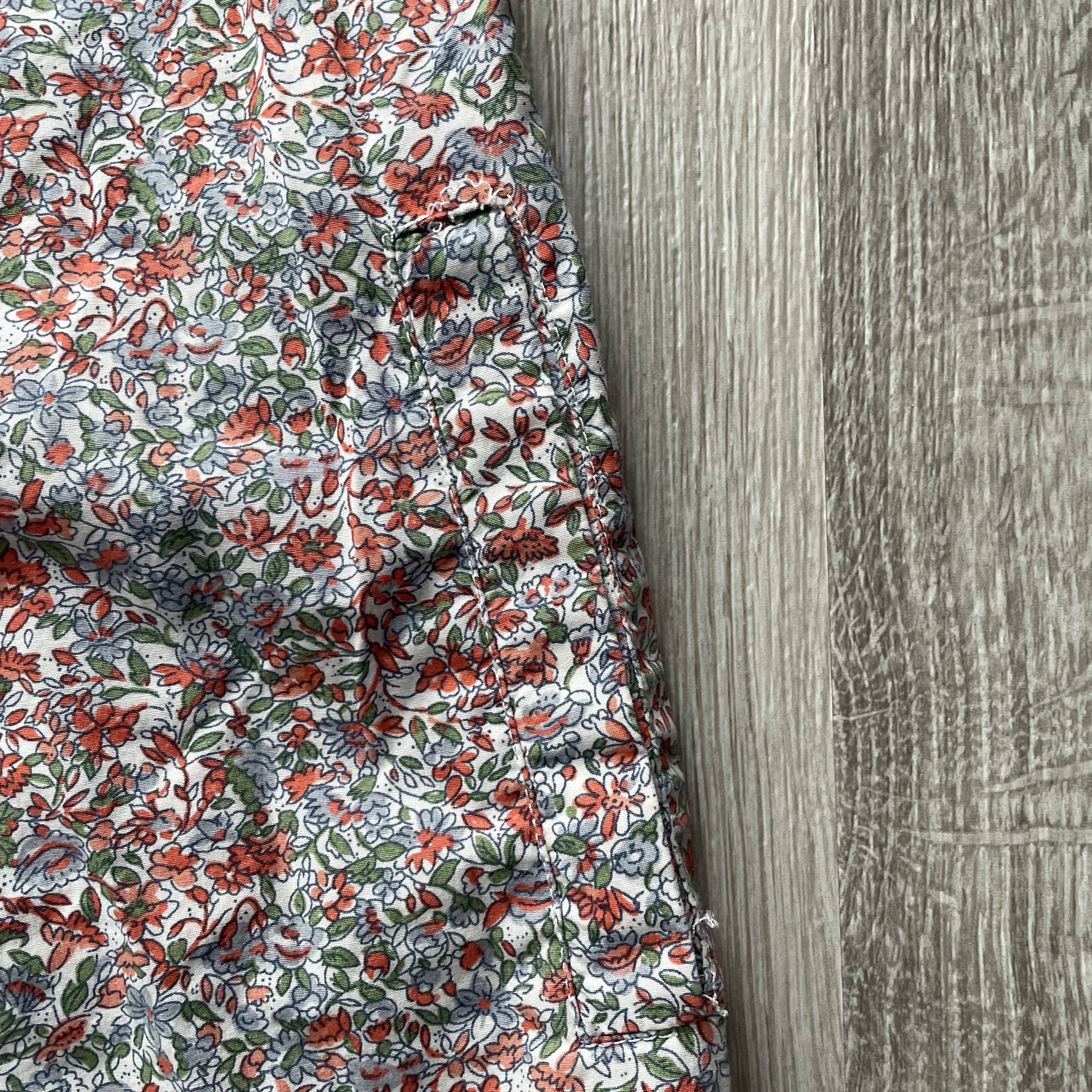 Tommy Hilfiger Tommy Hilfiger Floral Cotton Shirt Dress Roll-Tab Sleeve S Size S / US 4 / IT 40 - 9 Thumbnail
