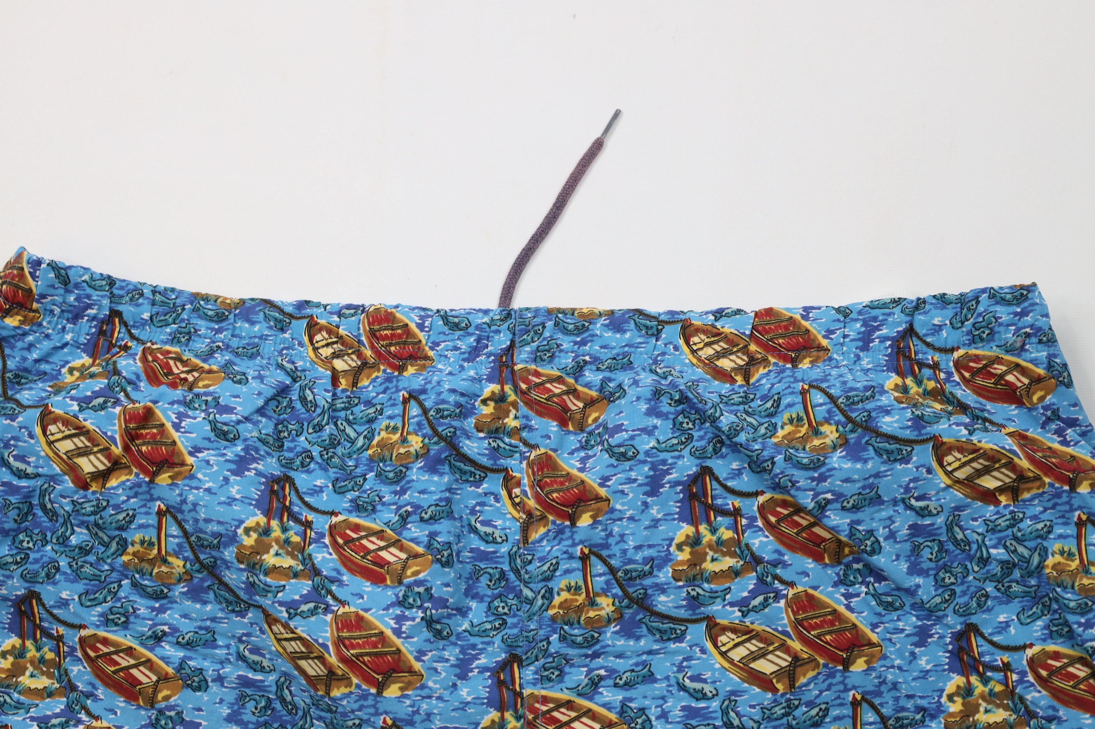 Lands' End Vintage 90s Lands End Over Print Lined Shorts Swim Trunks Size US 38 / EU 54 - 8 Thumbnail