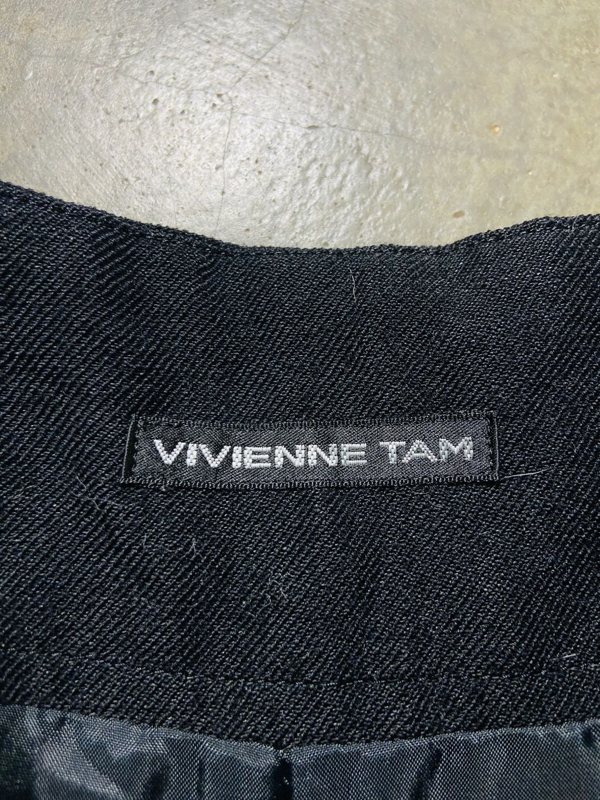 Vivienne Tam Vivienne Tam Wide-Leg Wool-Linen Culottes w Embellished Hem Size 30" / US 8 / IT 44 - 15 Thumbnail