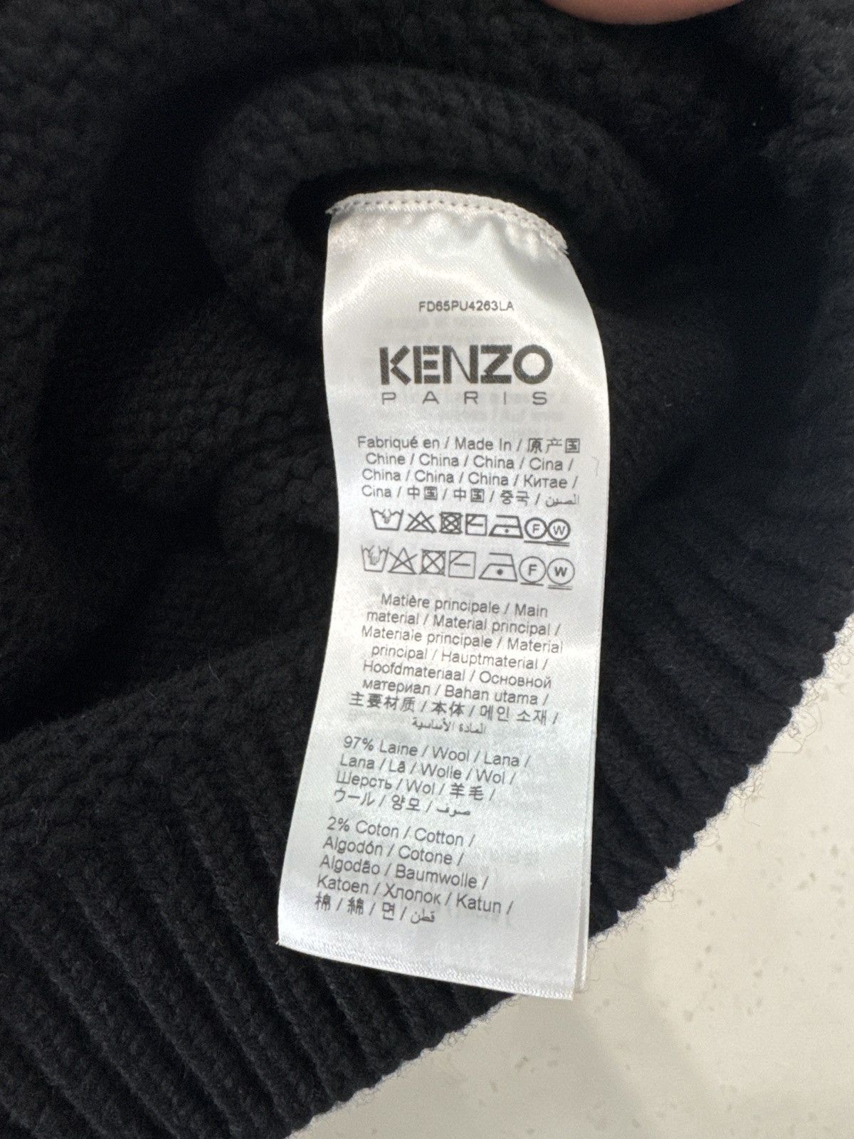 Kenzo Kenzo Tricolor Paris Jumper Size Medium Size US M / EU 48-50 / 2 - 4 Thumbnail