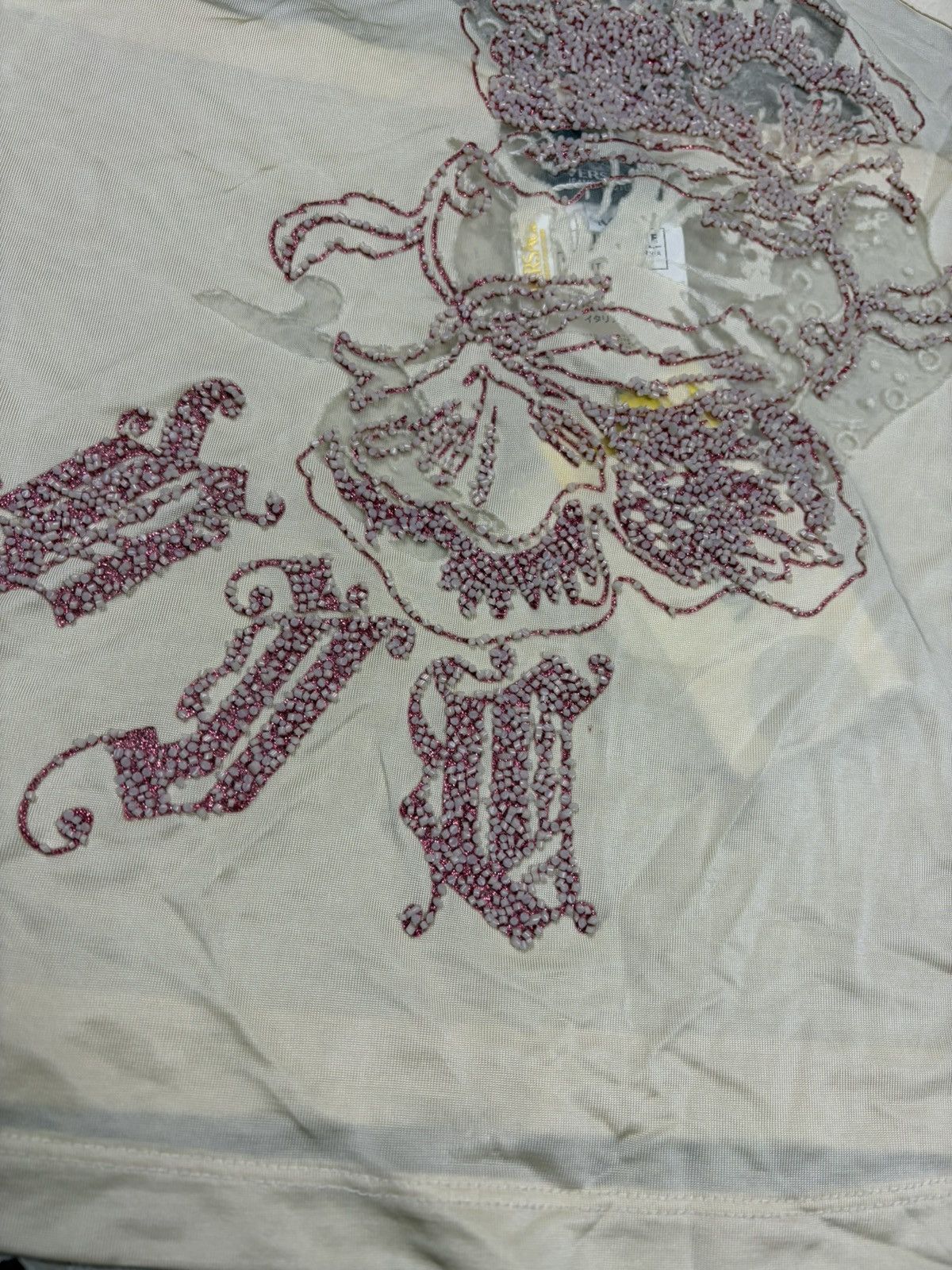 Versace Vintage 2000s Versace Jeans Couture Halter Top Print Cropped Size M / US 6-8 / IT 42-44 - 4 Thumbnail