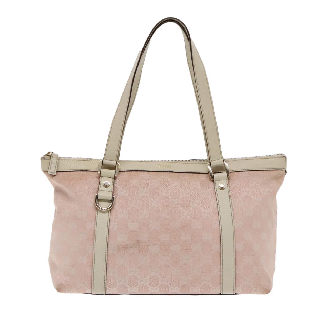 Abbey Pink Canvas Tote Bag (Pre-Owned)