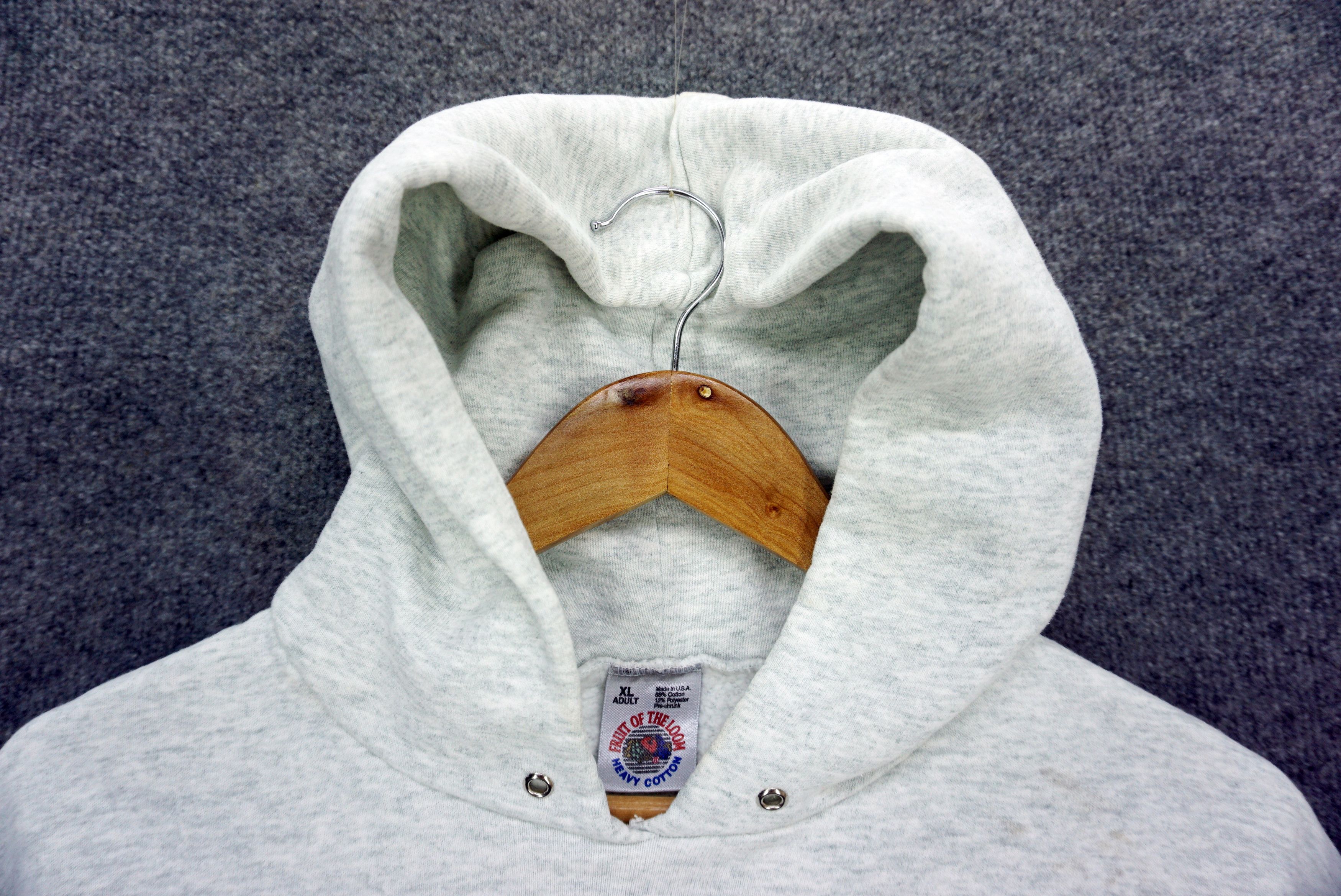Fruit Of The Loom Vintage Kenowa Hills Volleyball Hoodie Heavy Cotton USA Size US XL / EU 56 / 4 - 4 Thumbnail
