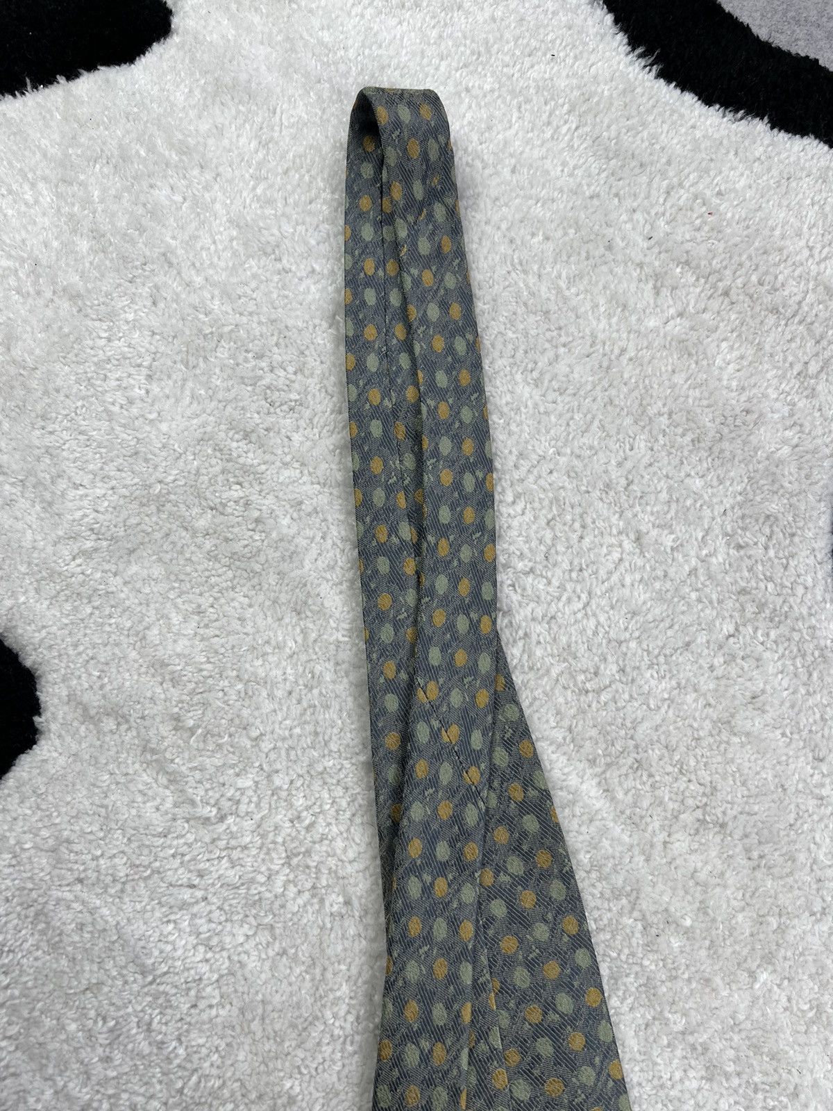 Ermenegildo Zegna Vintage Ermenegildo Zegna Silk Geometric Luxury Tie Size ONE SIZE - 7 Thumbnail