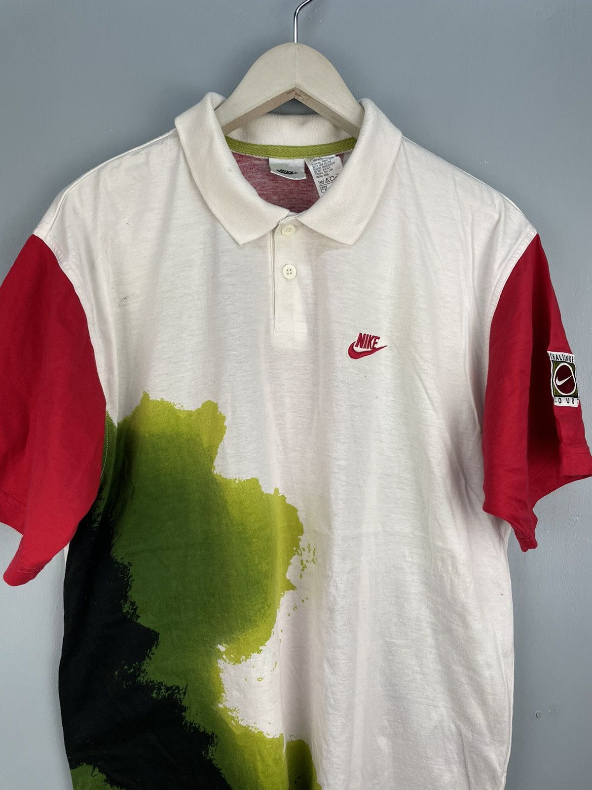 Nike Vintage 90s Nike Challenge Court Andre Agassi tennis polo Size US M / EU 48-50 / 2 - 3 Thumbnail