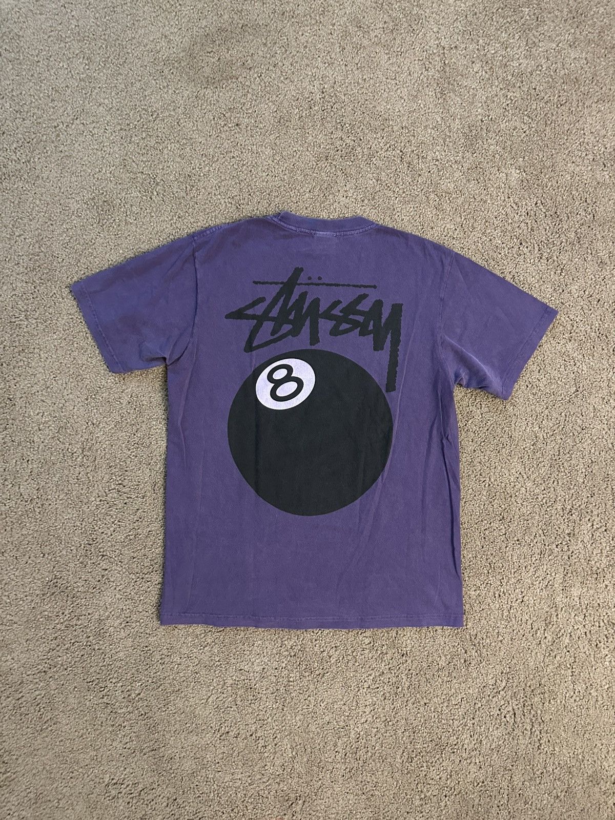 Stussy × Vintage Stussy 8-ball logo tee Size US L / EU 52-54 / 3 - 1 Thumbnail
