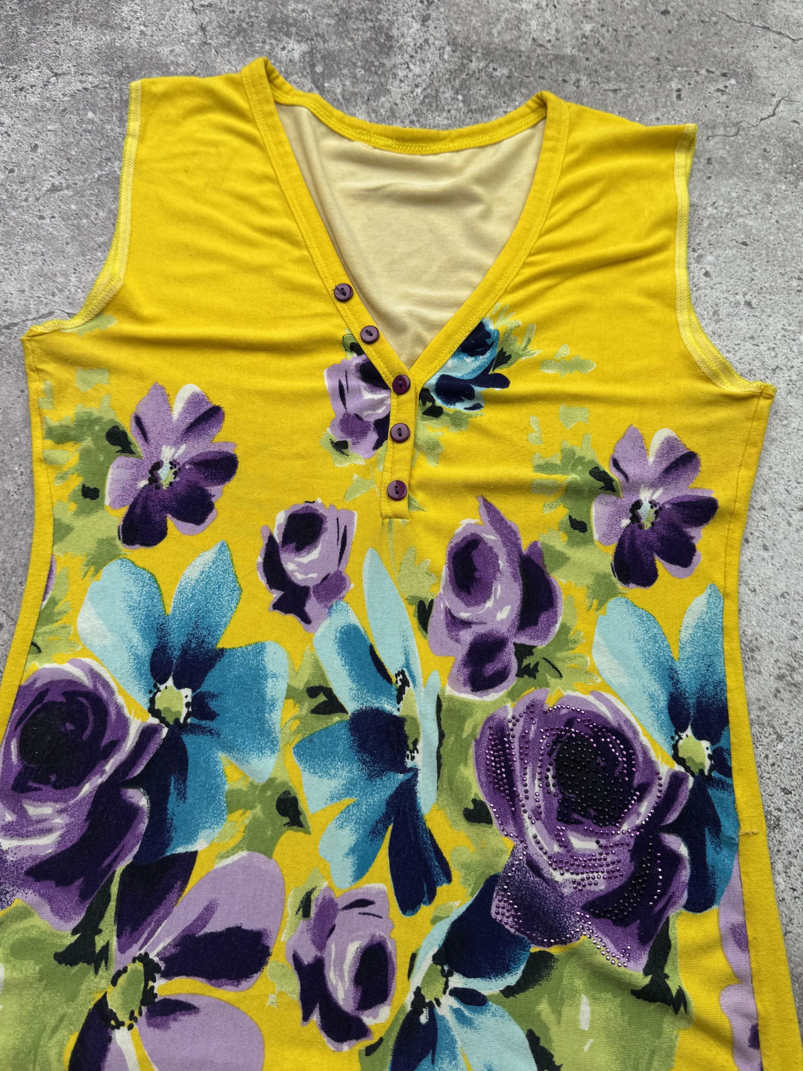 Vintage Vintage Tank Top C632(V647) Size S / US 4 / IT 40 - 2 Thumbnail