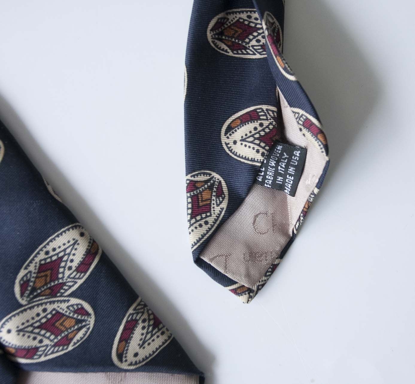 Christian Dior Monsieur × Vintage Christian Dior Monsieur Vintage Tie Necktie Made in USA Silk Size ONE SIZE - 3 Thumbnail