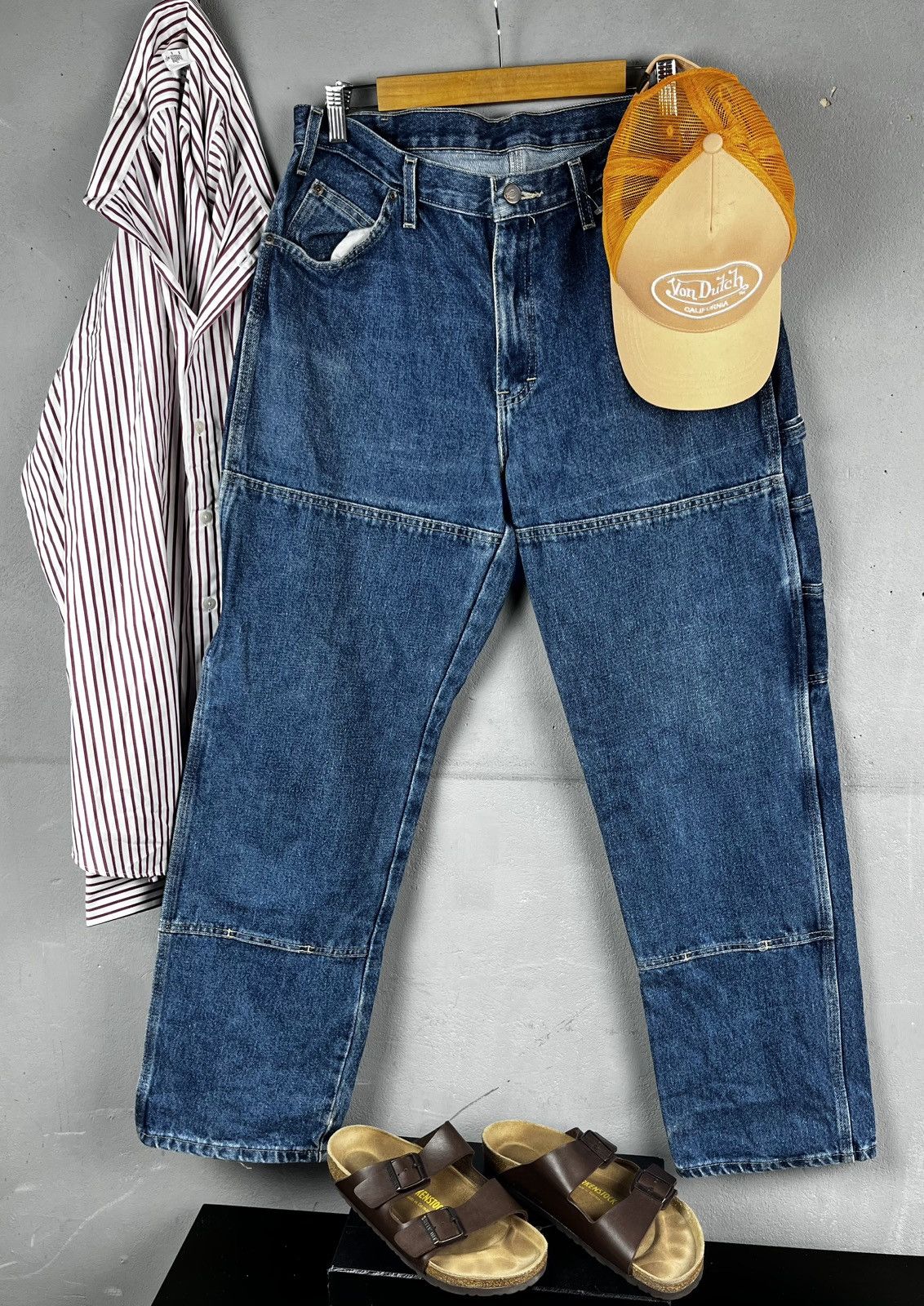 Dickies Dickies baggy denim pants size 34/32 Size US 34 / EU 50 - 1 Thumbnail