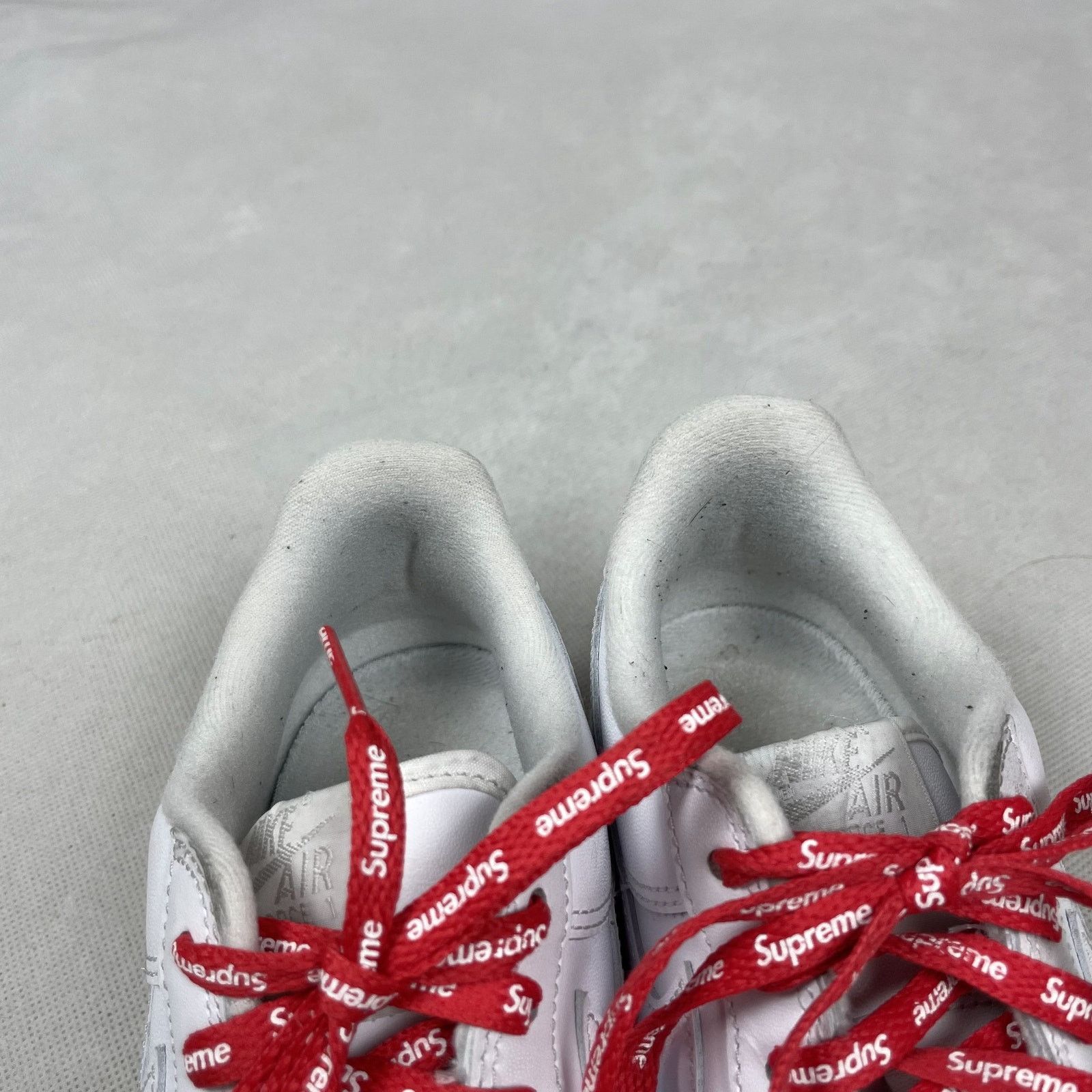 Nike × Supreme Nike Air Force 1 Low SP CU9225-100 Men White Leather Shoes 7 Size US 7 / EU 40 - 10 Thumbnail