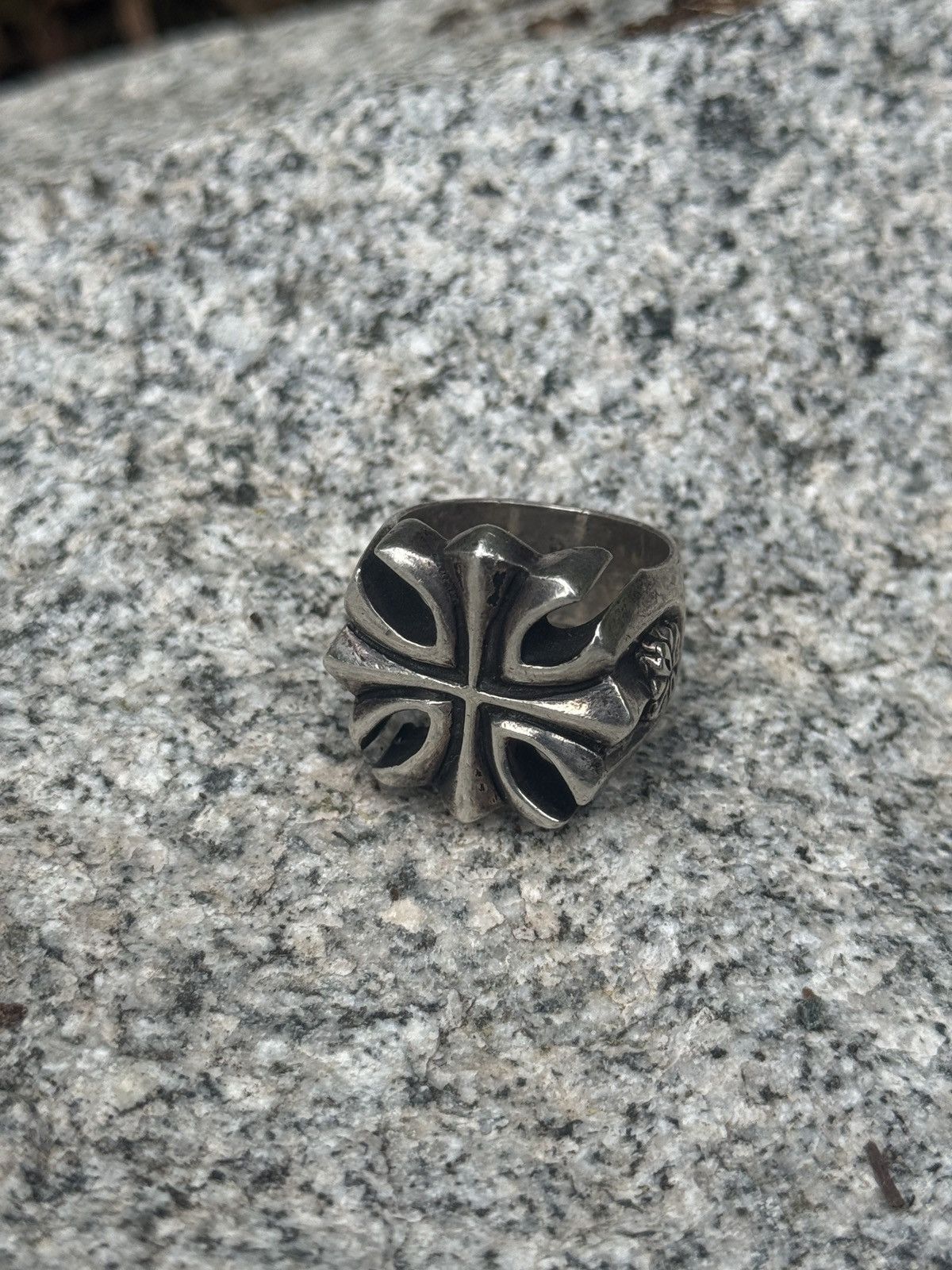 King Baby Studio Vintage King Baby Gothic Cross Ring Size ONE SIZE - 3 Thumbnail