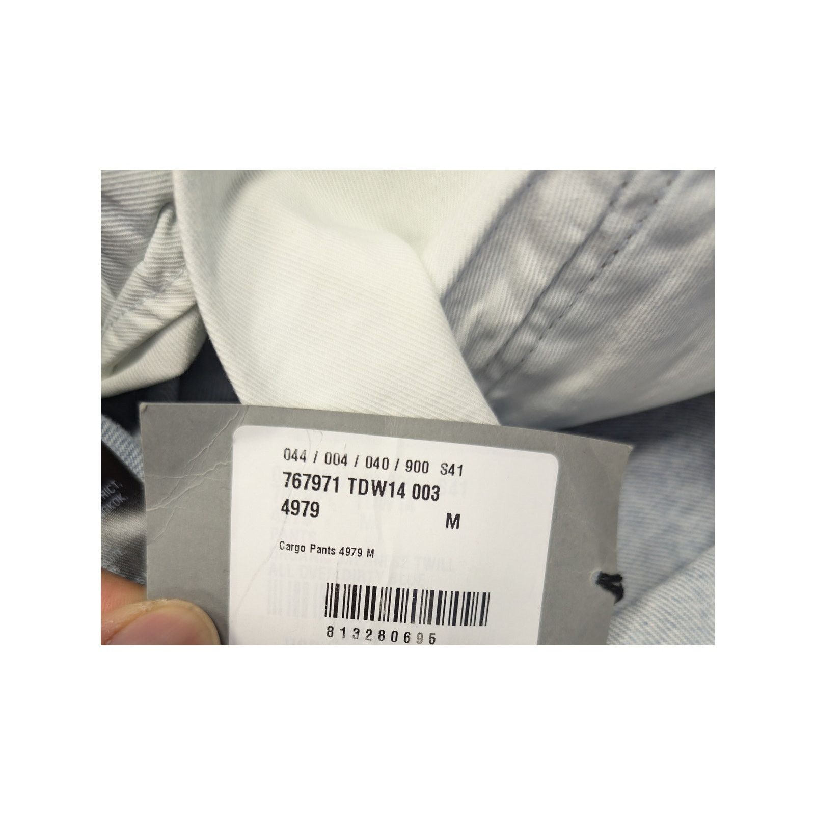 Balenciaga o1rshd1 Cargo Pants in Blue Size US 32 / EU 48 - 23 Thumbnail