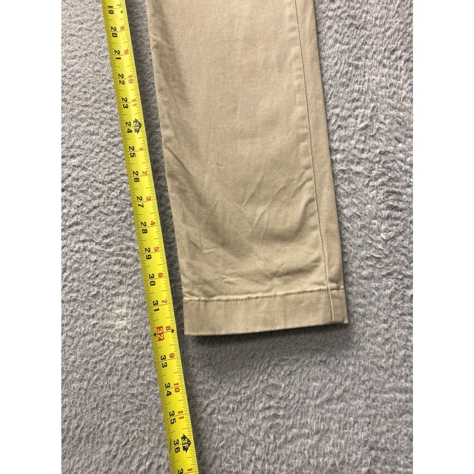 J.Crew J.CREW Flex Chino Pants Mens 30x32 Slim Straight Khaki Stretch Casual Chino Pants Belt Loops Front Pockets Back Pockets 0521 Size US 30 / EU 46 - 6 Thumbnail