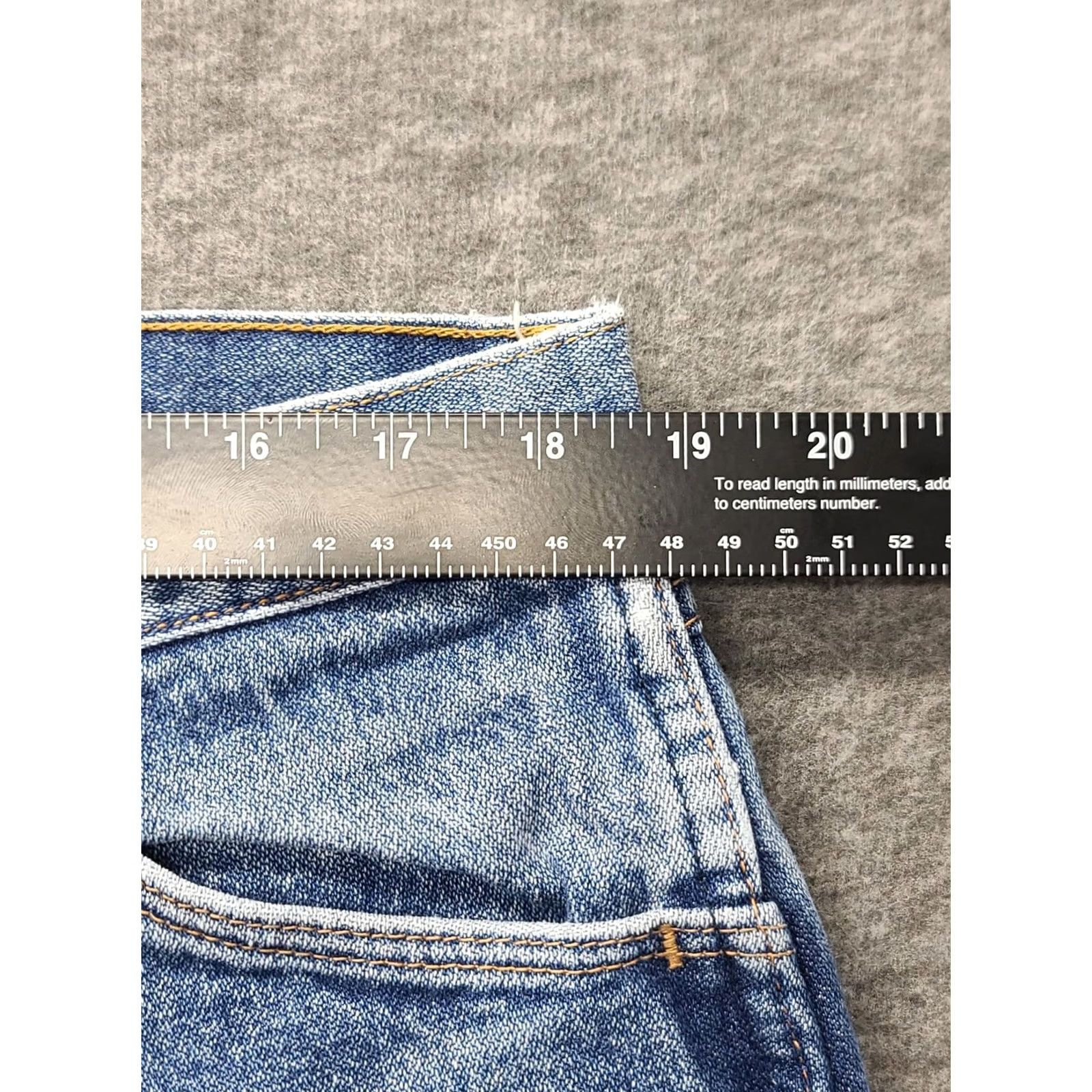 Wrangler Wrangler Jeans FR13MWZ Men 38x30 Flame Resistant Mid Rise Regular Fit Blue Denim 100% Cotton Jeans Size US 38 / EU 54 - 4 Thumbnail