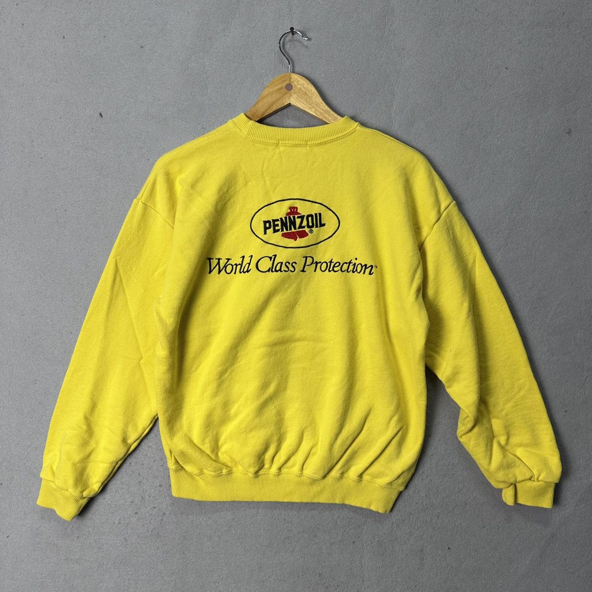 Vintage Vintage Pennzoil World Class Protection Sweatshirt Size US M / EU 48-50 / 2 - 2 Thumbnail