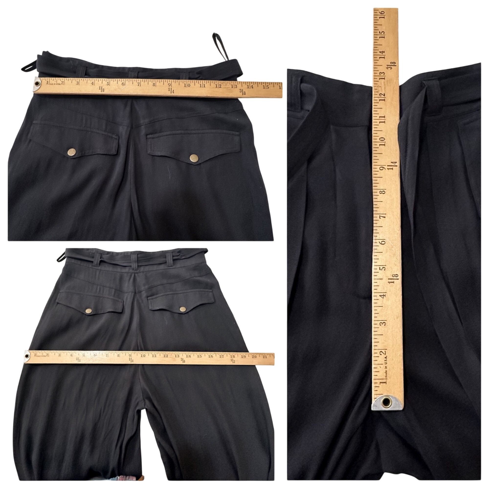 Ulla Johnson Ulla Johnson Alandra Wide Leg Pants Raven Black Size 4 NWT Size 27" / US 4 / IT 40 - 12 Thumbnail