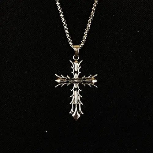 Other Vamp Cross Necklace Punk Opium Chain Size ONE SIZE - 3 Thumbnail