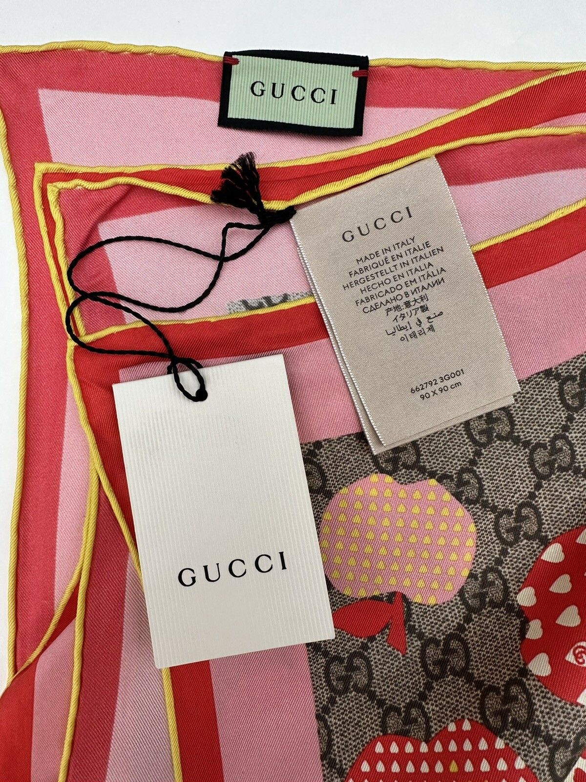 Gucci New Gucci Scarves 90x90cm Size ONE SIZE - 6 Thumbnail