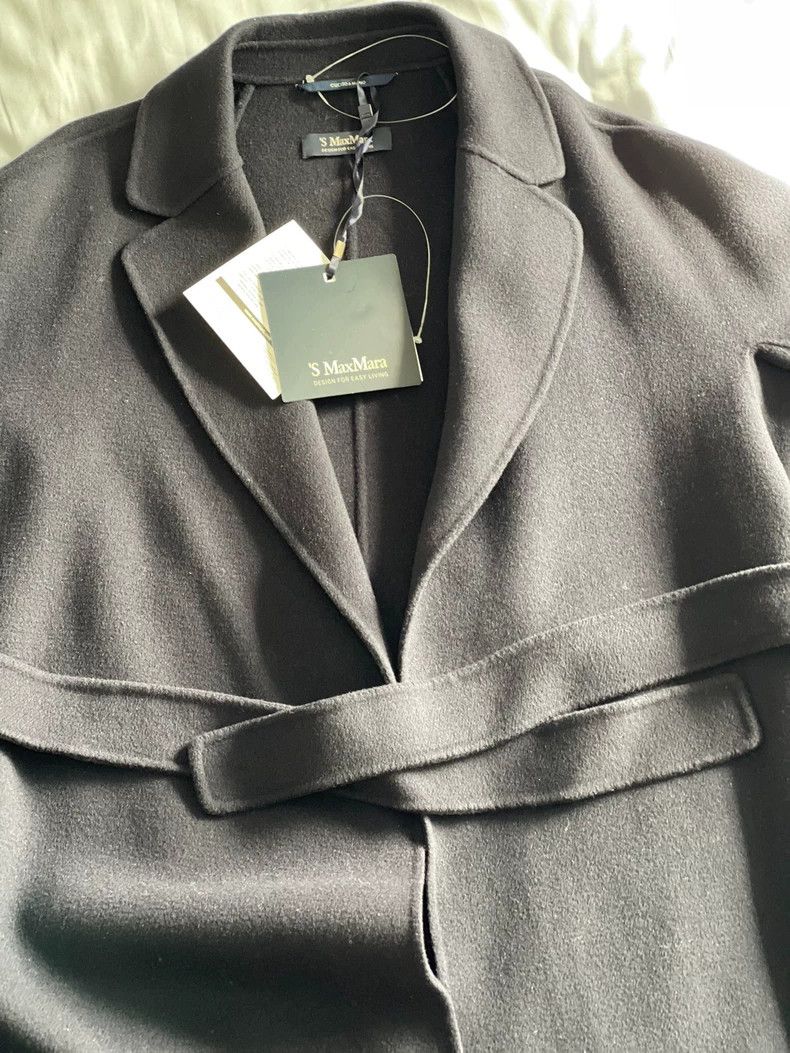 Max Mara Wool coat (100%) navy