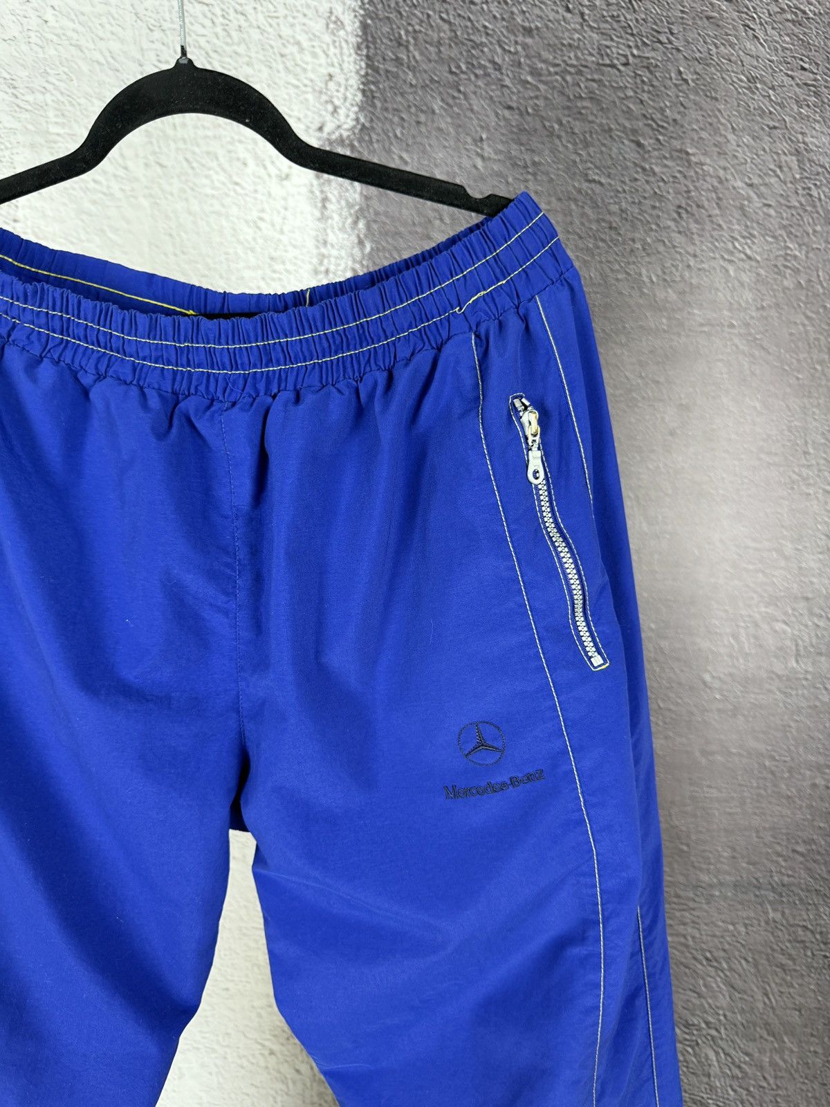 Mercedes-Benz × Vintage Mercedes-Benz vintage blue yellow striped track suit Size US L / EU 52-54 / 3 - 17 Thumbnail