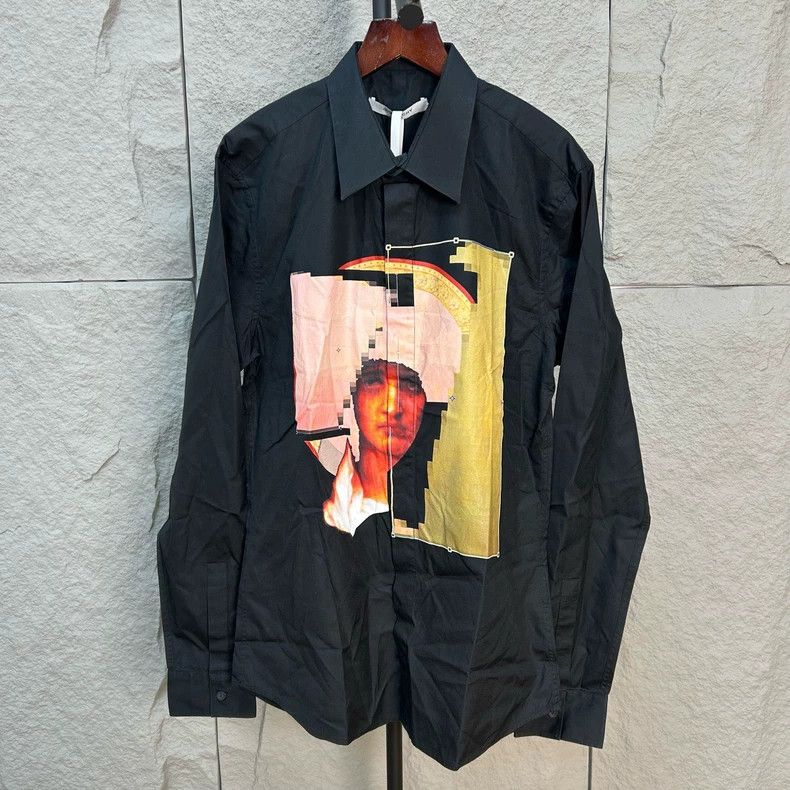 Givenchy Givenchy Size40 Mosaic Madonna long-sleeve shirt size 40 Size US M / EU 48-50 / 2 - 1 Thumbnail
