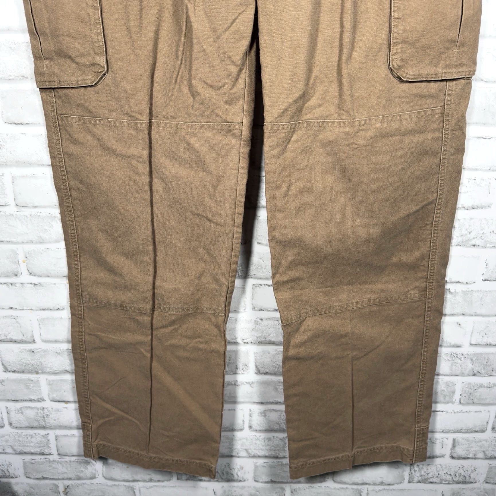 Vintage Cabela's Pants Cargo 100% Cotton Mens Size 40x36 Tan NWT Regular Rust Brown Hiking Outdoors Boys Men Girls Womens Size US 40 / EU 56 - 3 Thumbnail